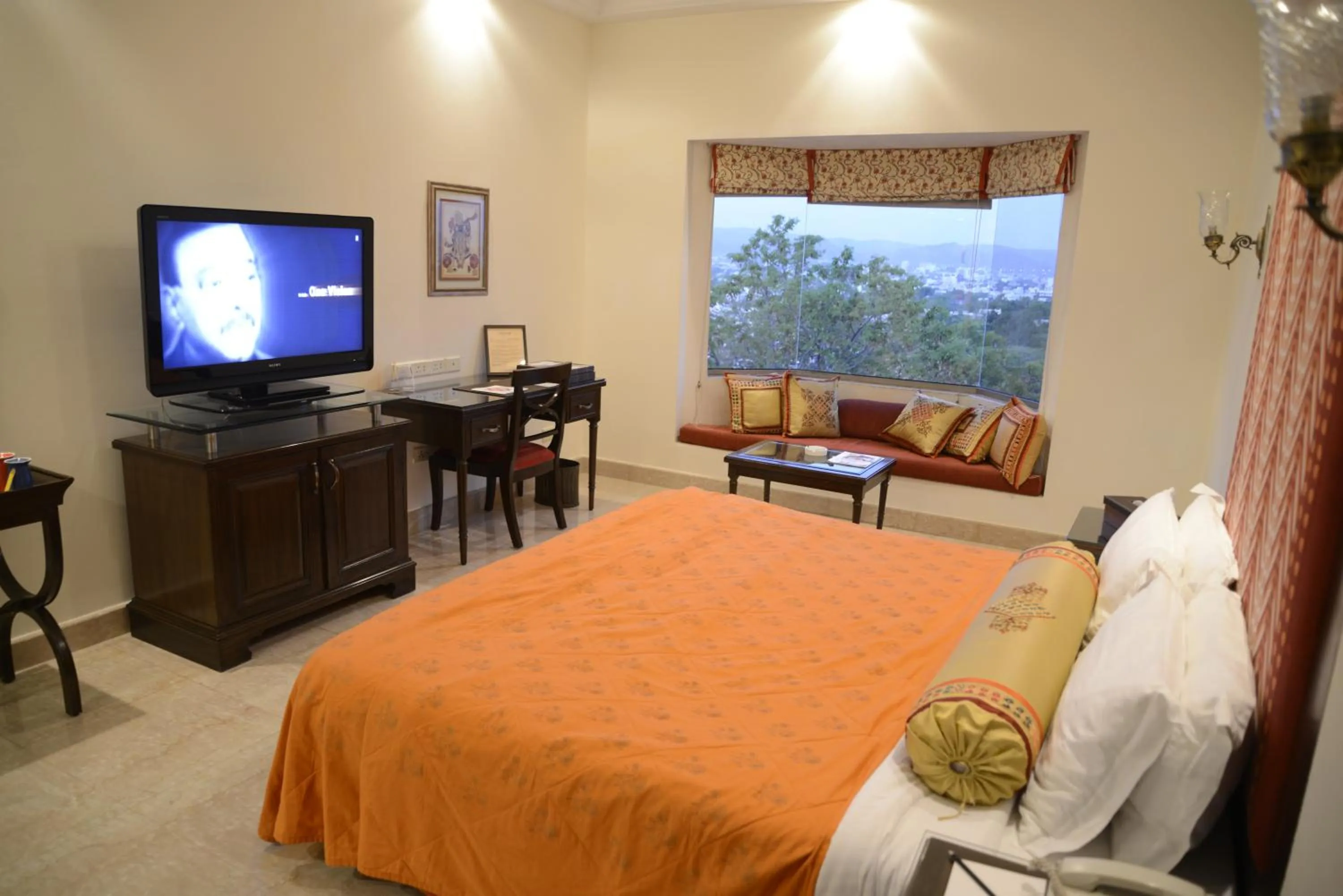 TV and multimedia, Bed in The Lalit Laxmi Vilas Palace