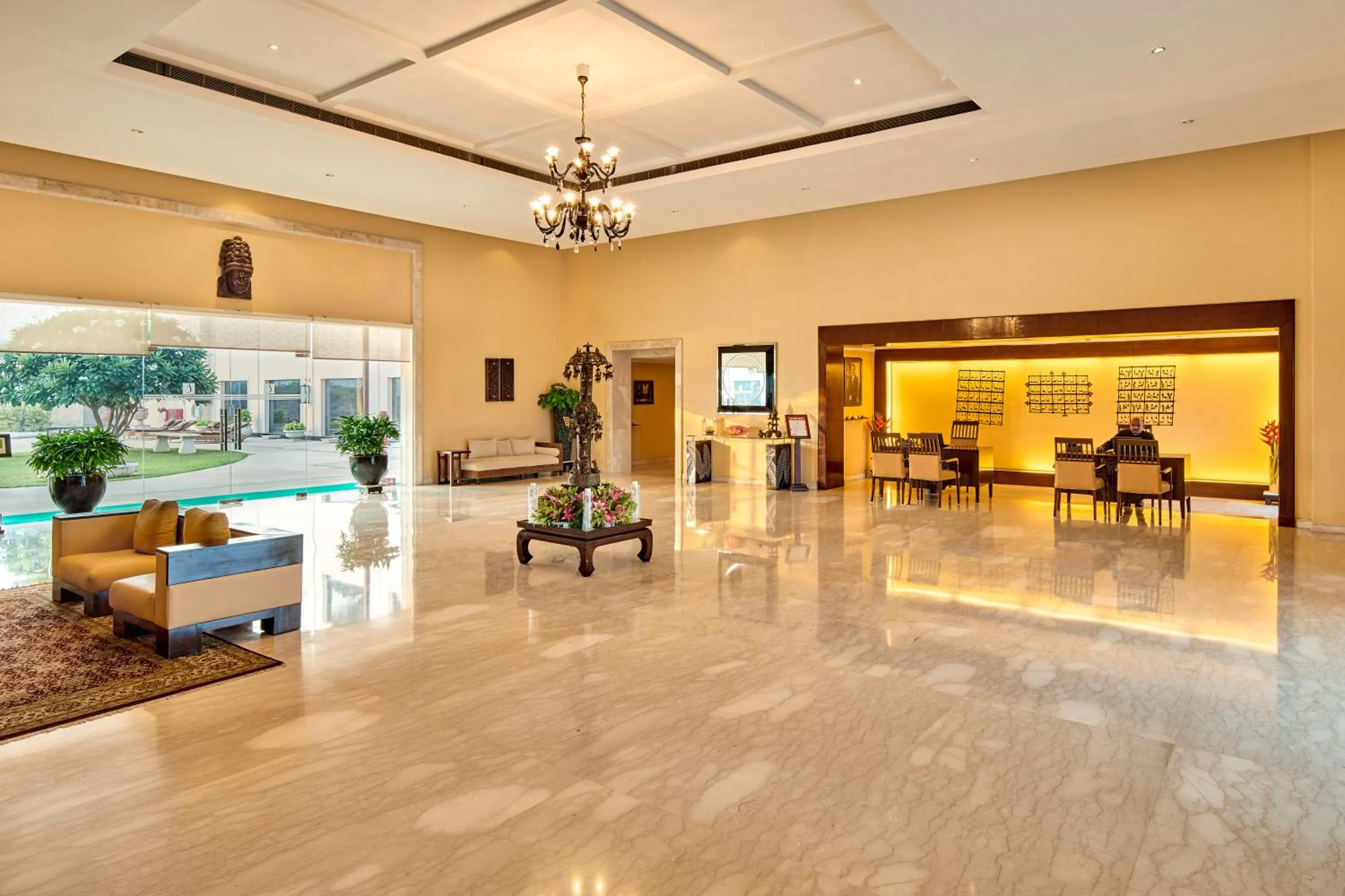 Lobby or reception in The Lalit Temple View