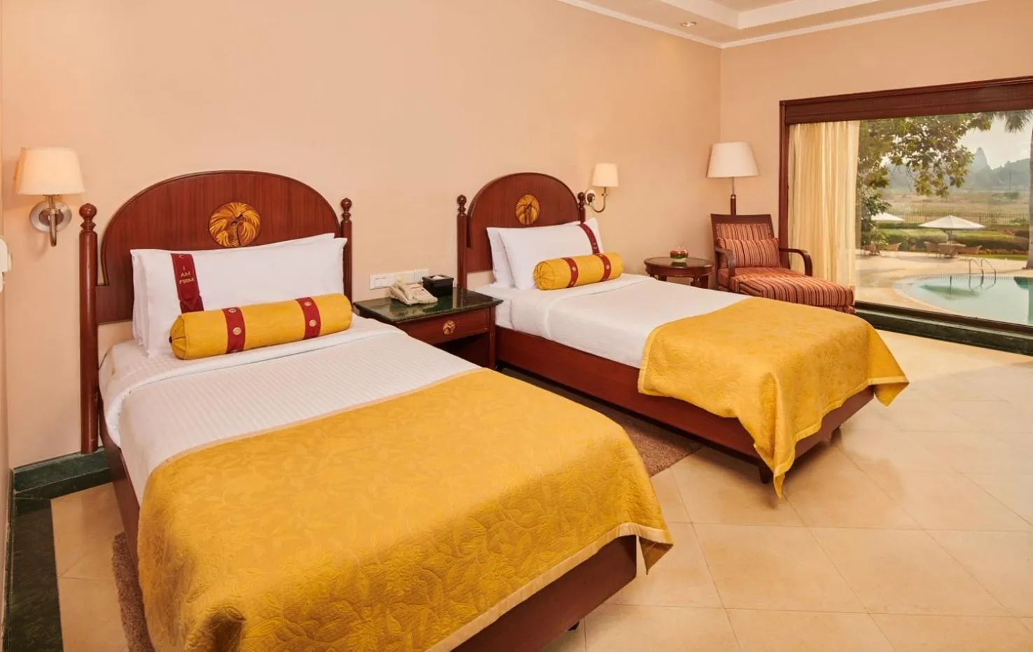 Bed in The Lalit Temple View