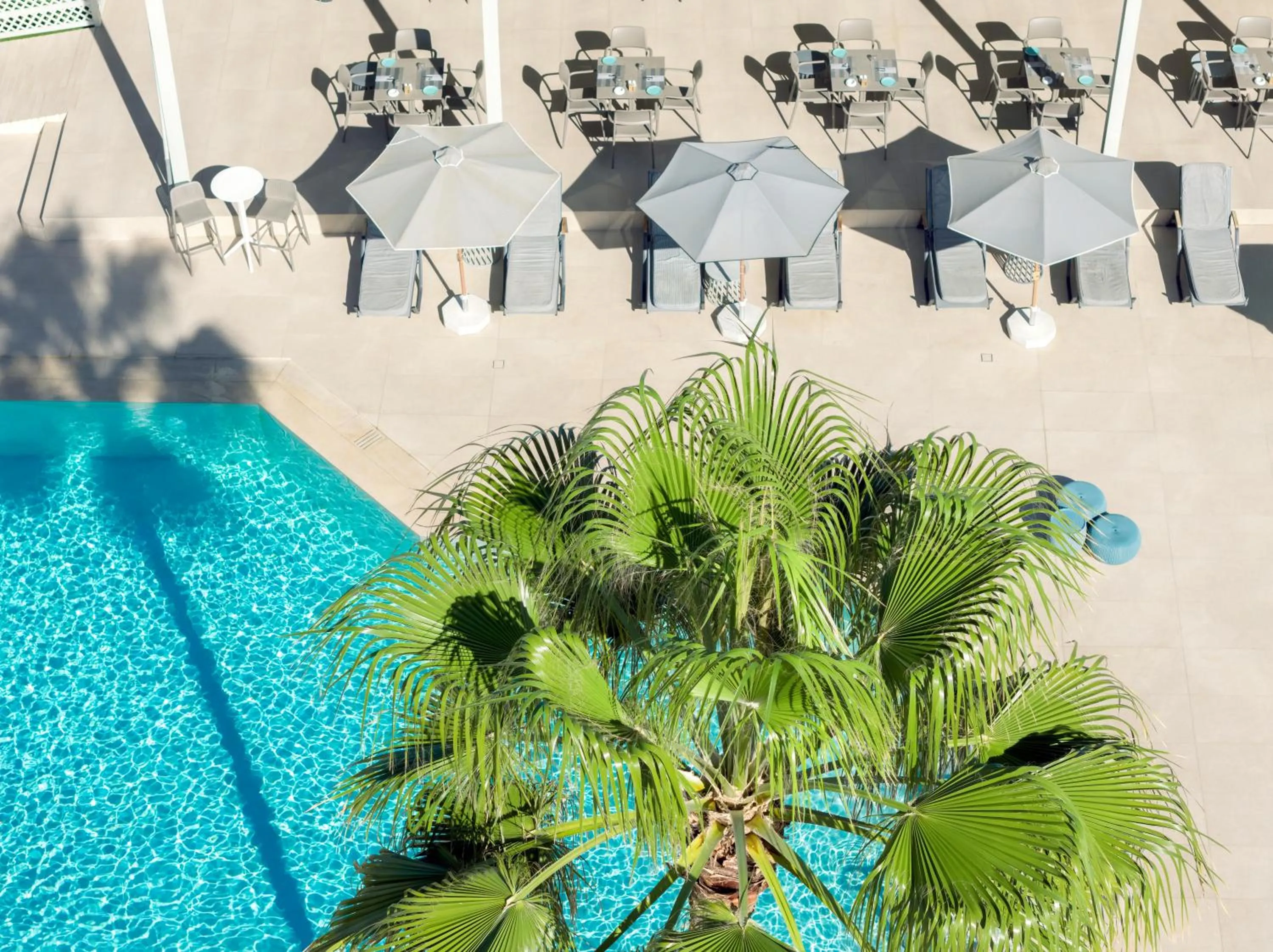 sunbed in Atlantis Beach Hotel