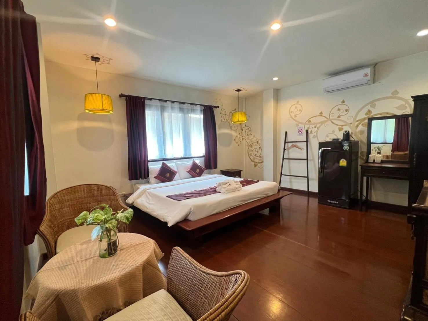 Bed in Thapae Boutique House