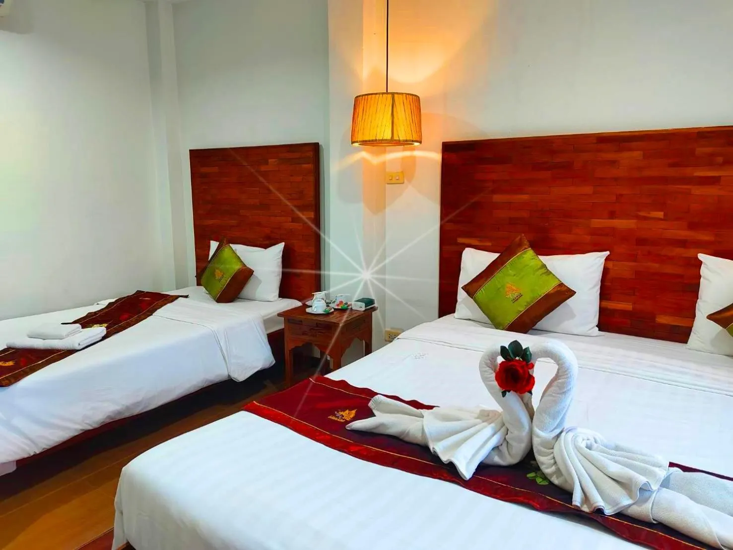 Bed in Thapae Boutique House