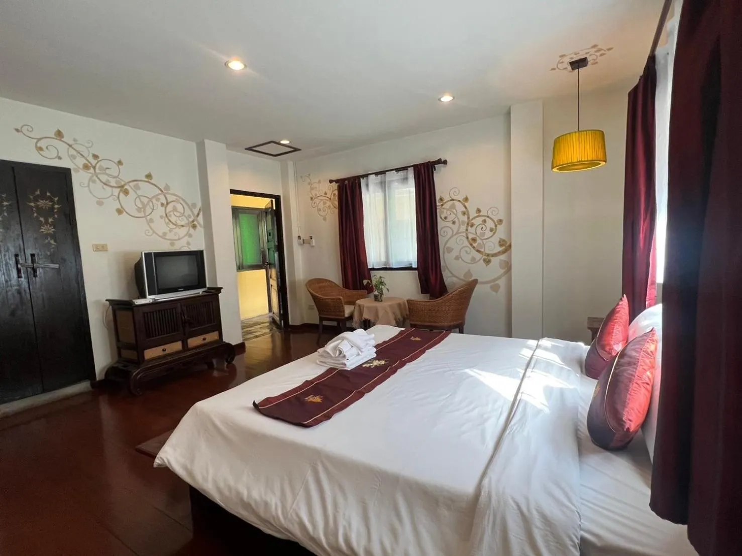 Bed in Thapae Boutique House