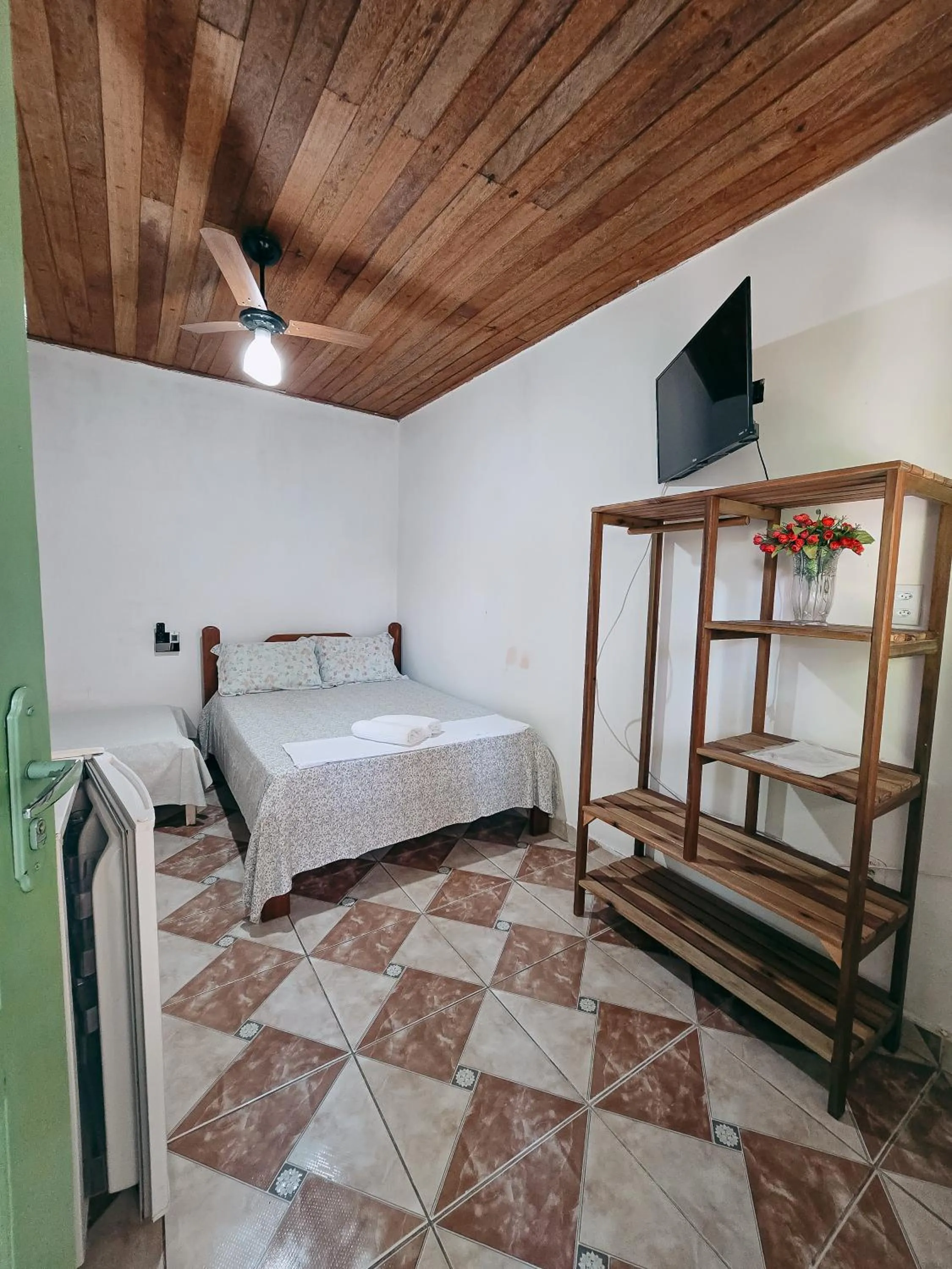 Bedroom, Bed in Pousada Rio do Prado