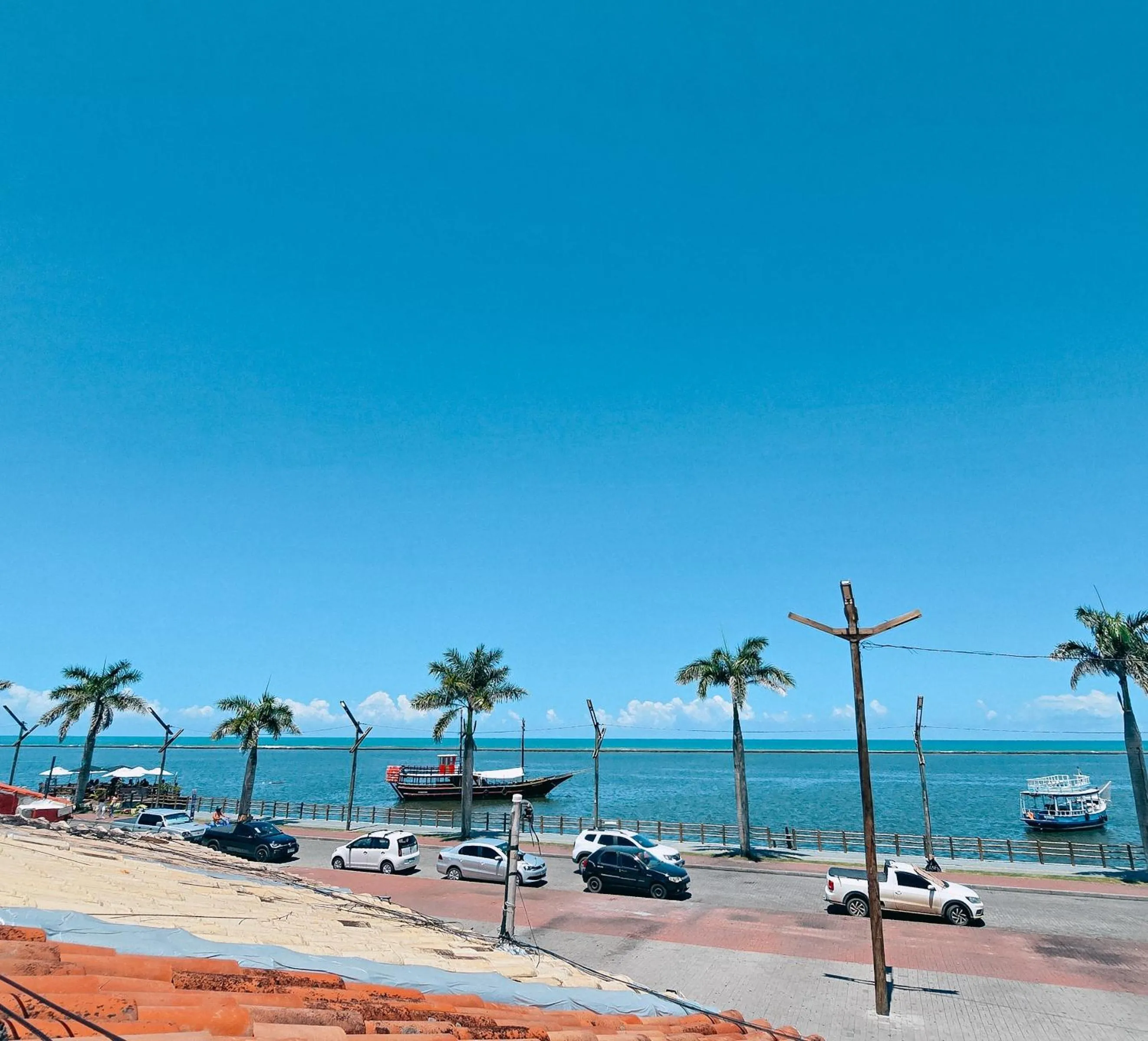 Sea view in Pousada Rio do Prado