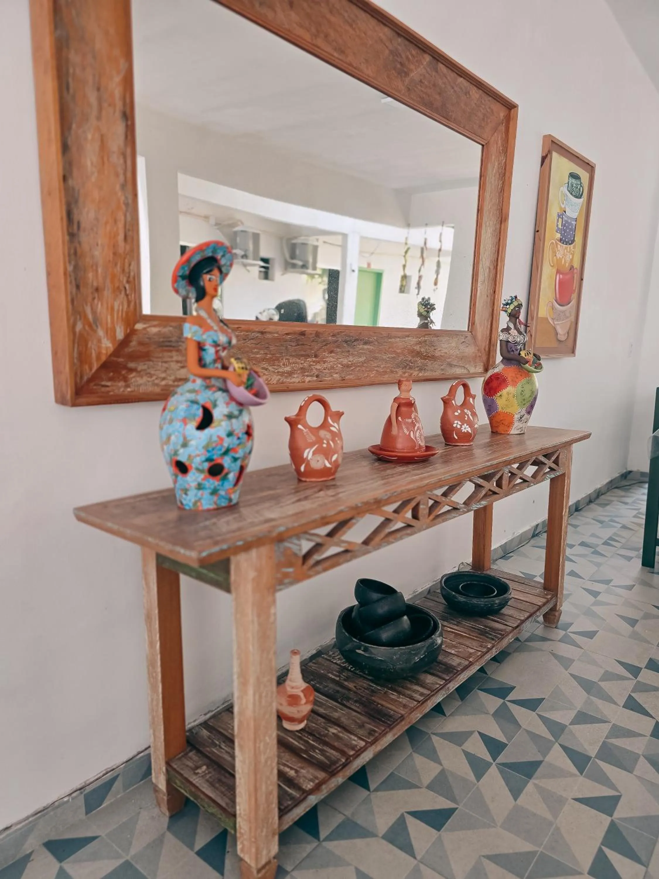 Decorative detail in Pousada Rio do Prado