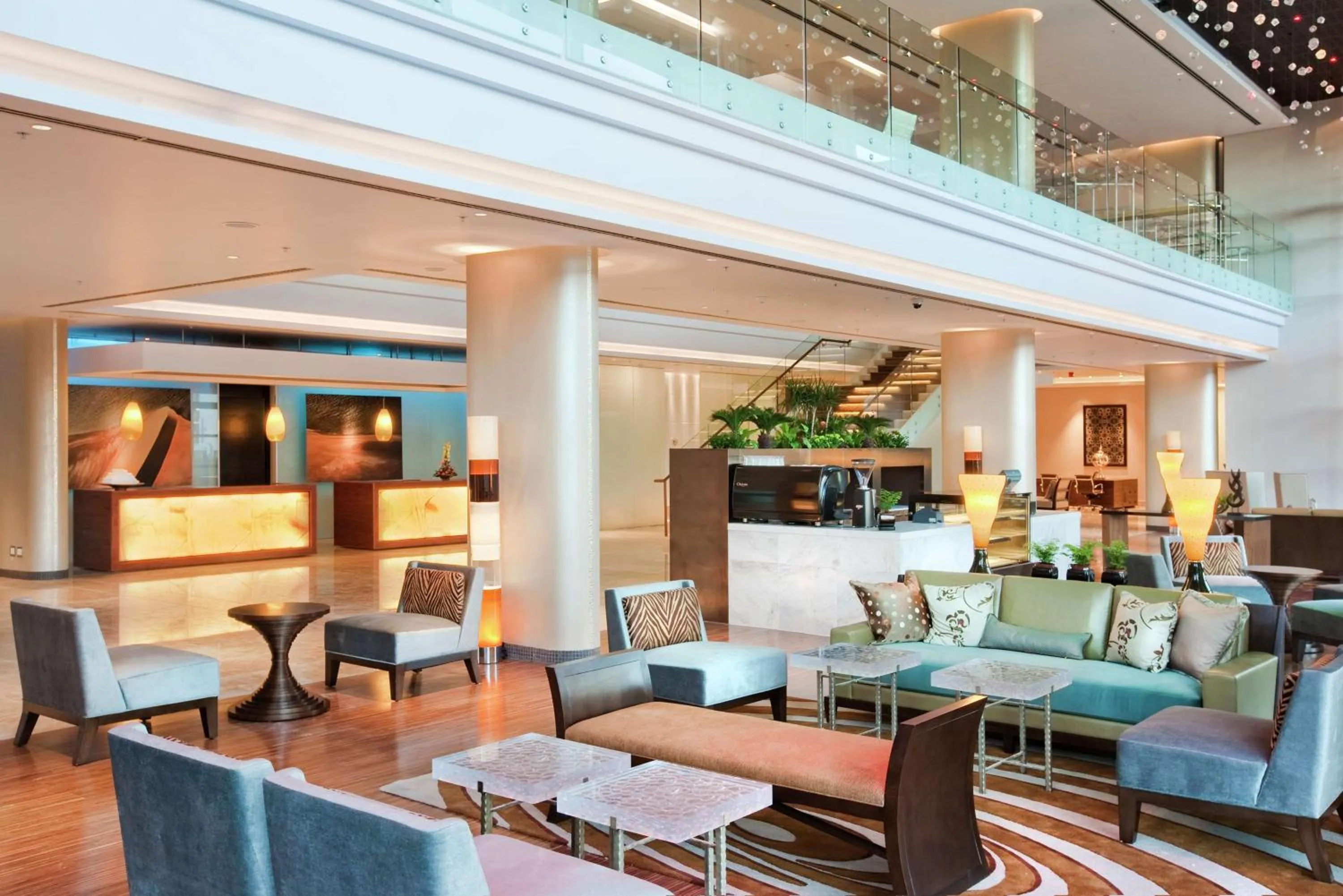 Lobby or reception in Hilton Windhoek