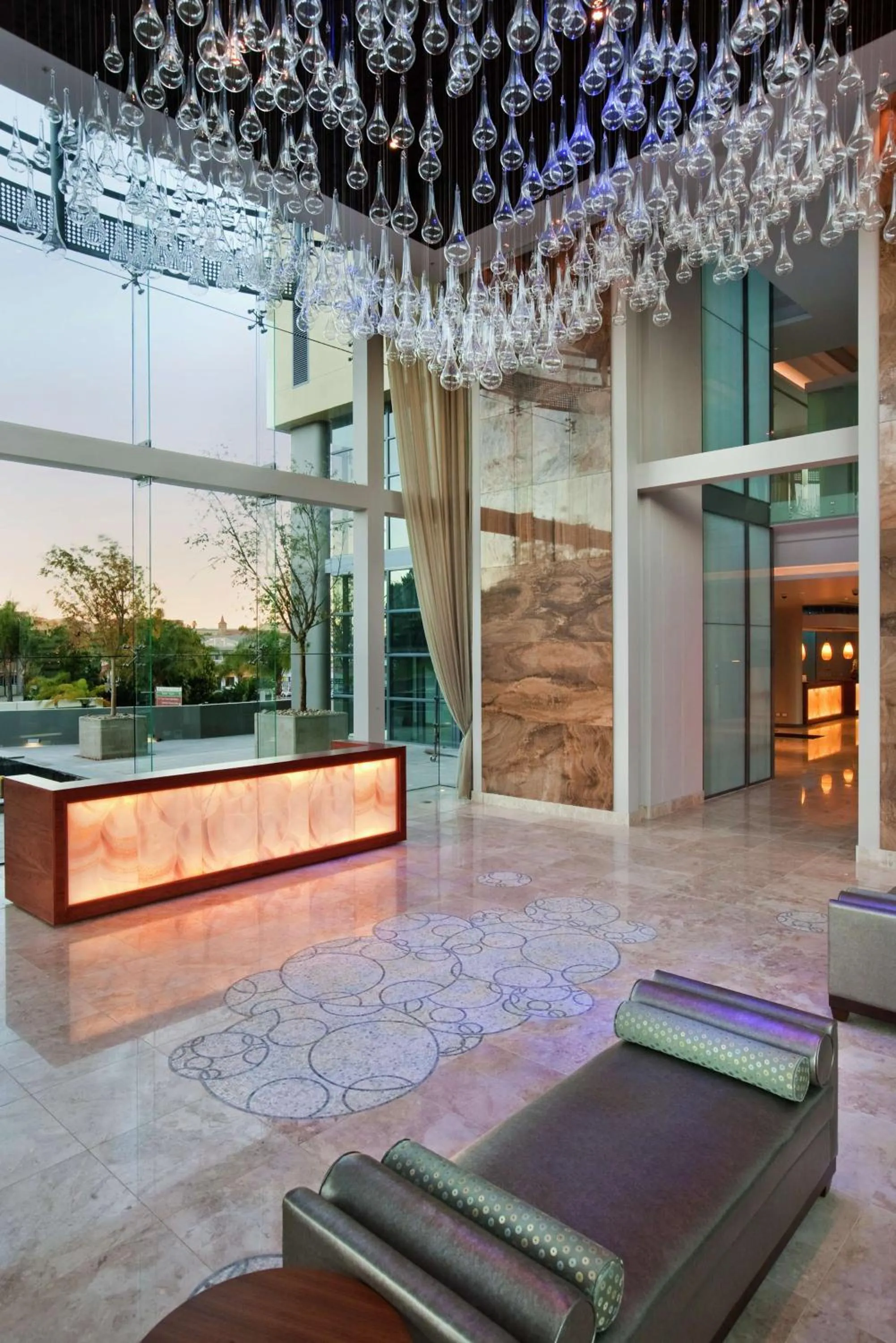 Lobby or reception in Hilton Windhoek