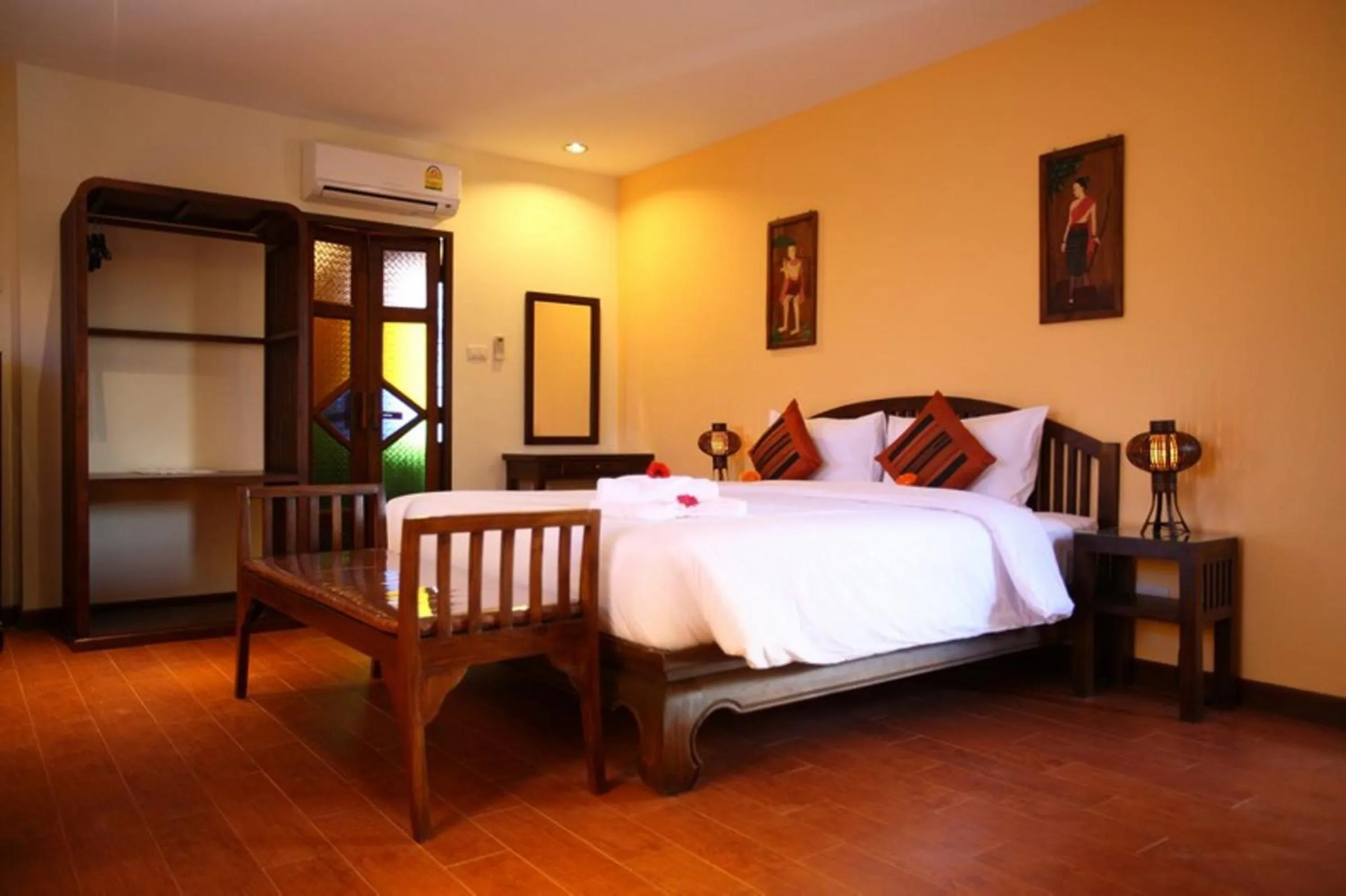 Bed in Chiang Mai Boutique House