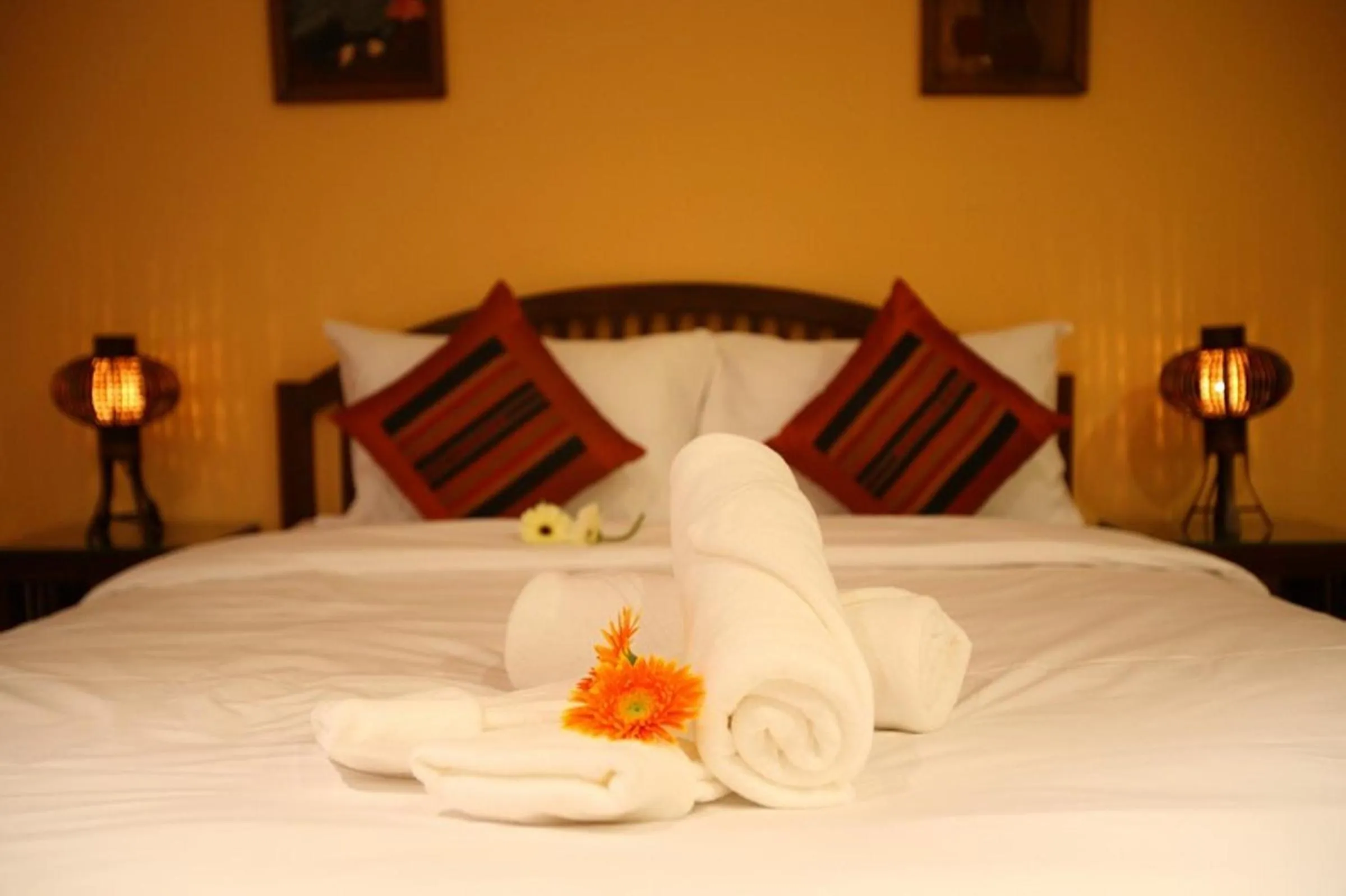 Bed in Chiang Mai Boutique House