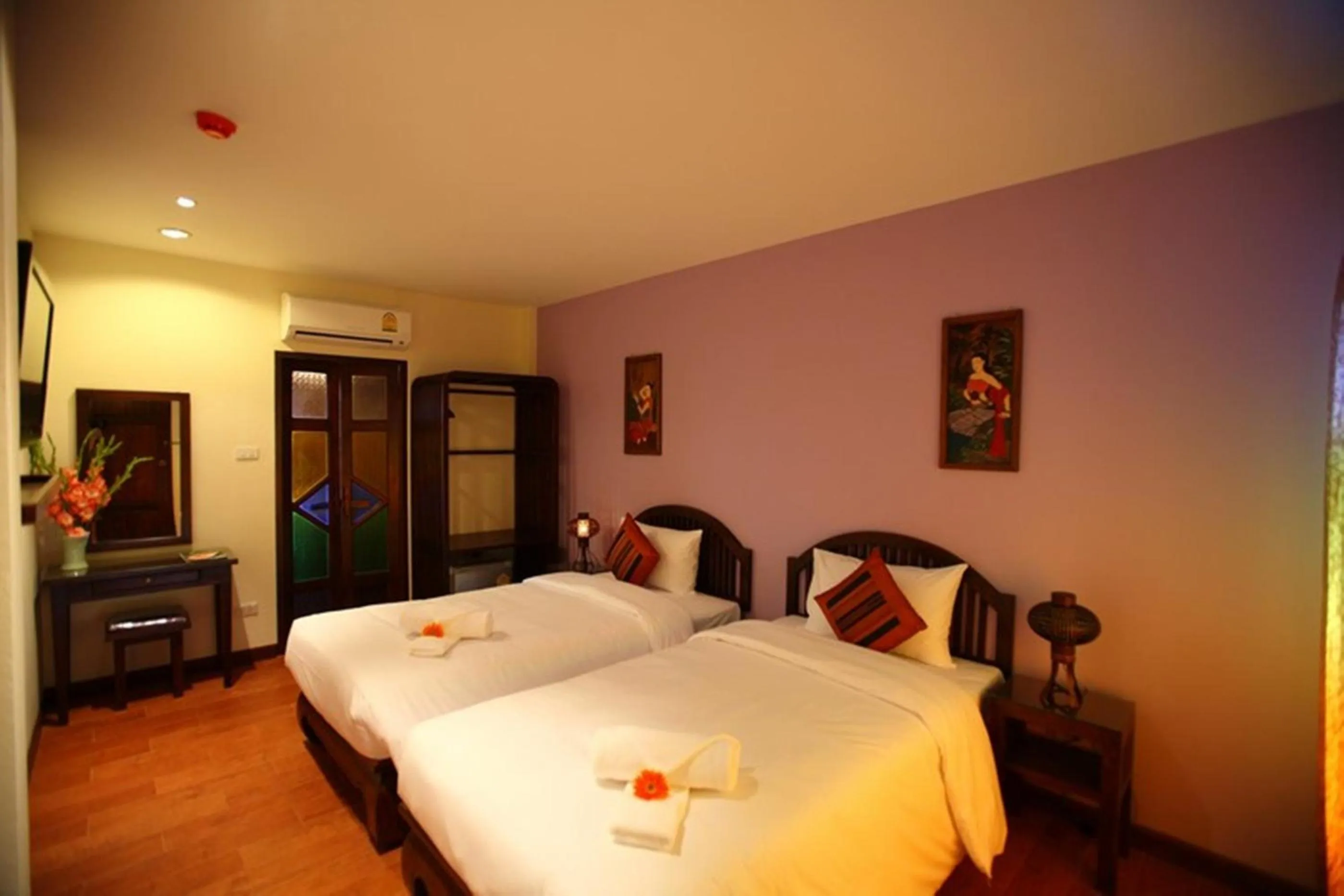 Bed in Chiang Mai Boutique House