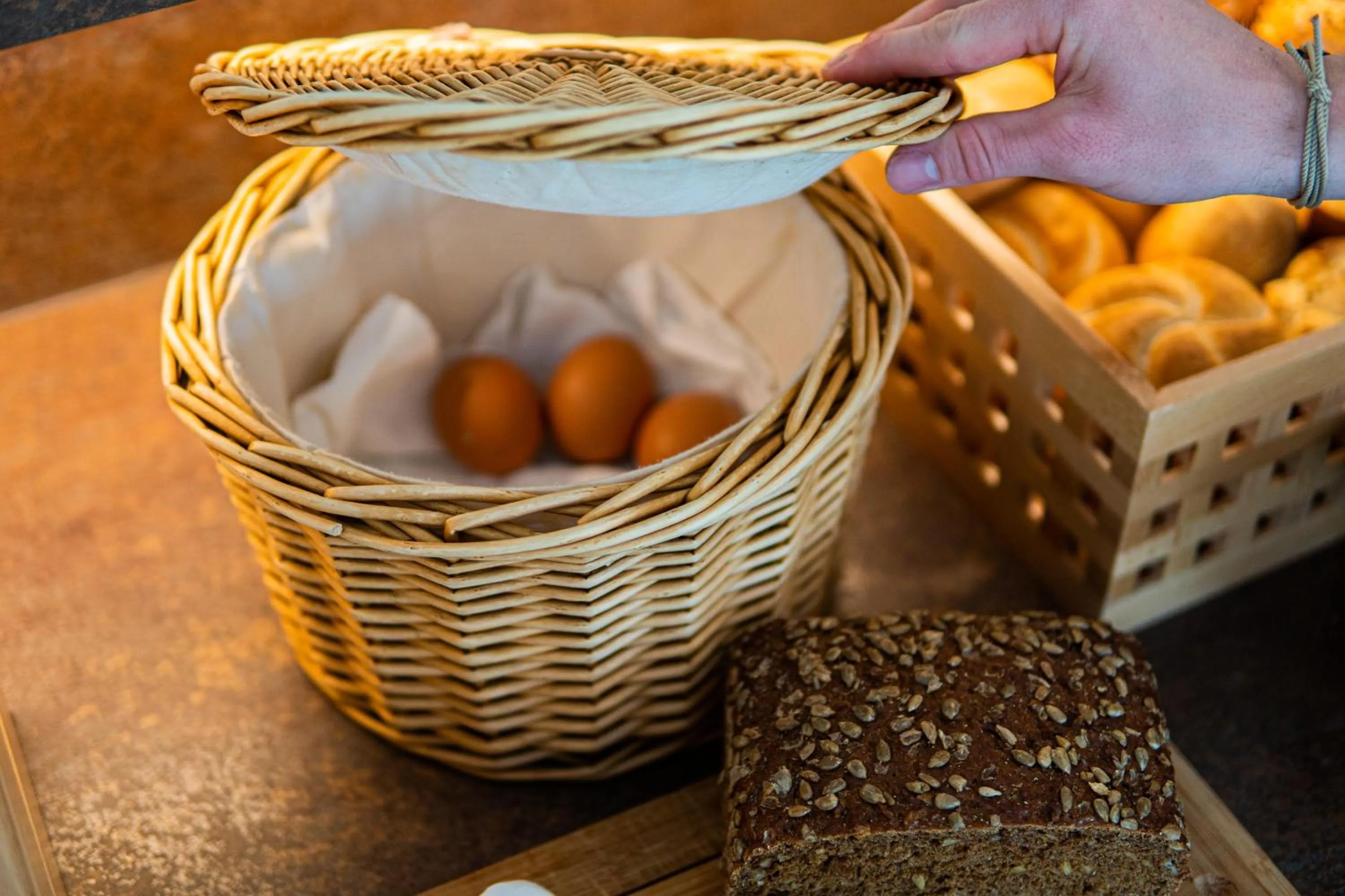 Breakfast in Pension Haas-Hotel am Turm