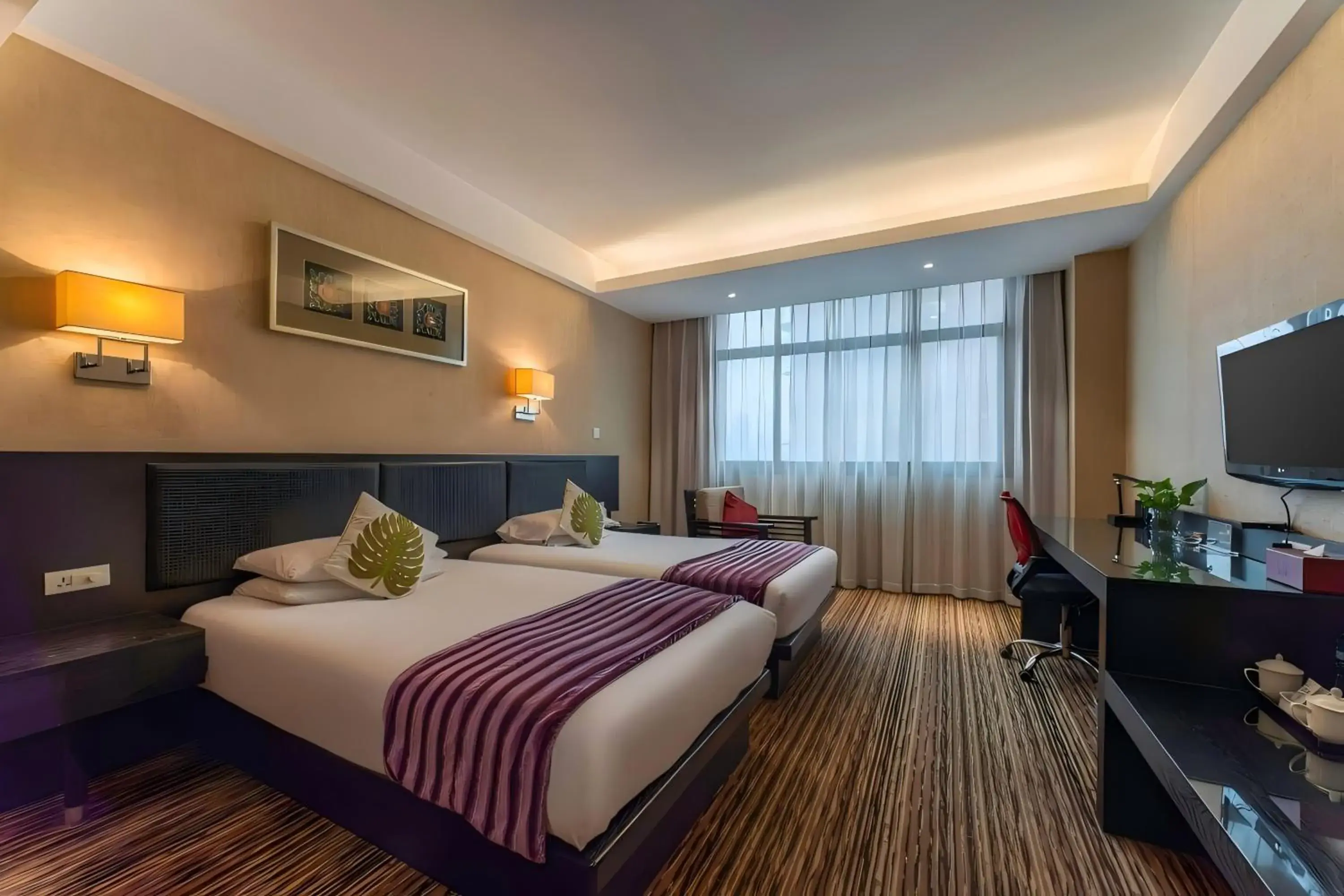 Superior Twin Room in SSAW Boutique Hotel Nanchang Bayi Square Superior Twin Room in SSAW Boutique Hotel Nanchang Bayi Square