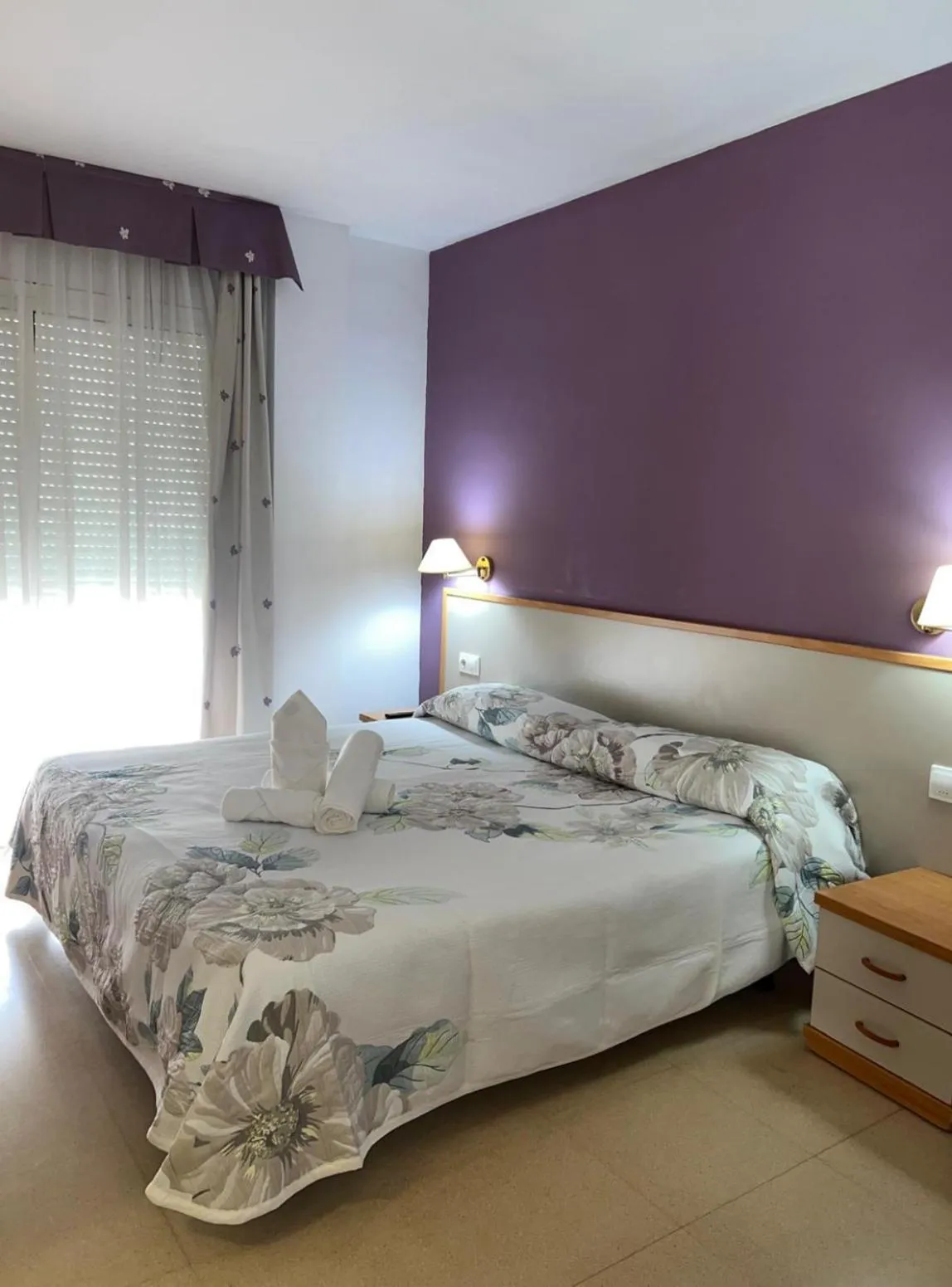 Bed in Hotel Cosmos Tarragona