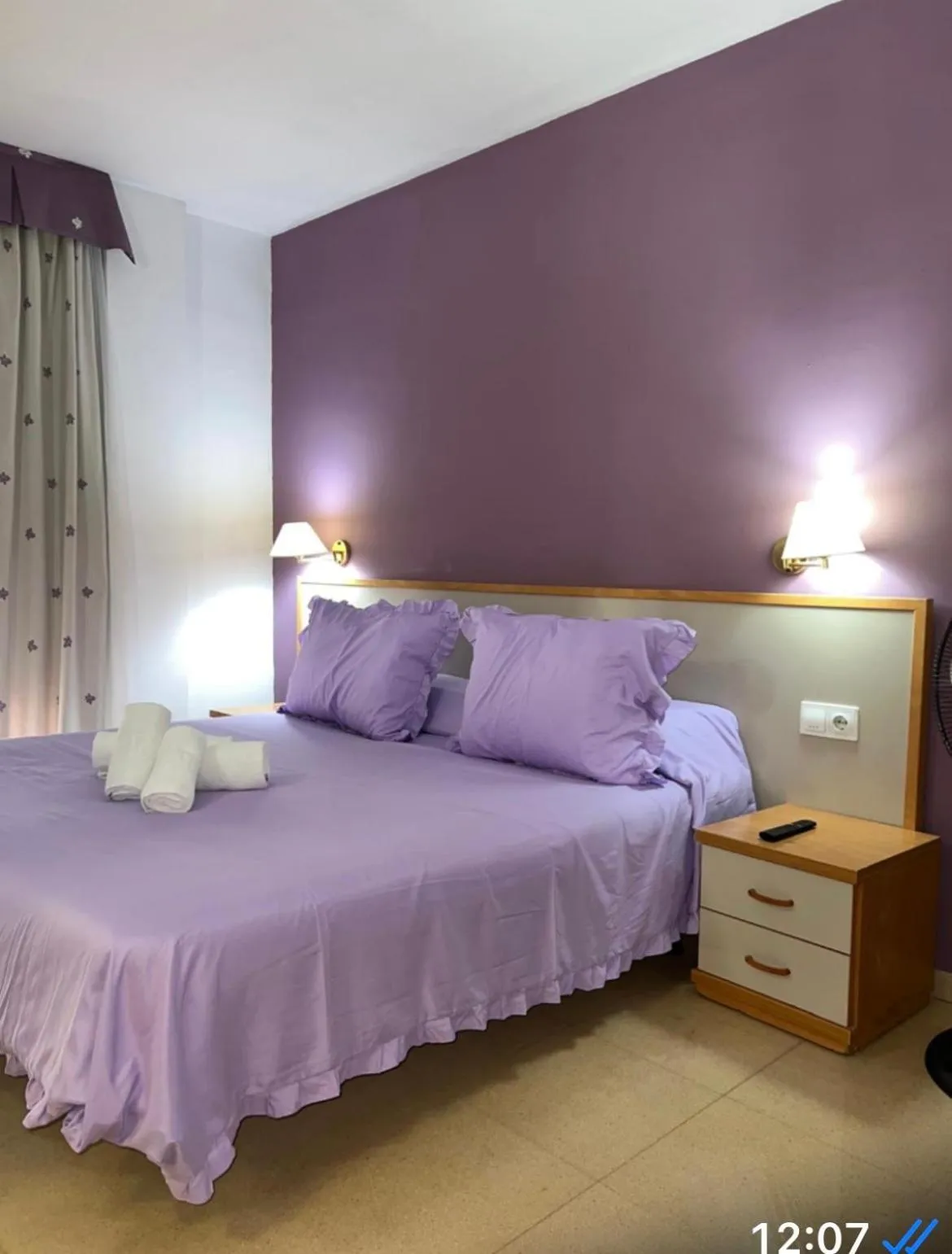 Bed in Hotel Cosmos Tarragona