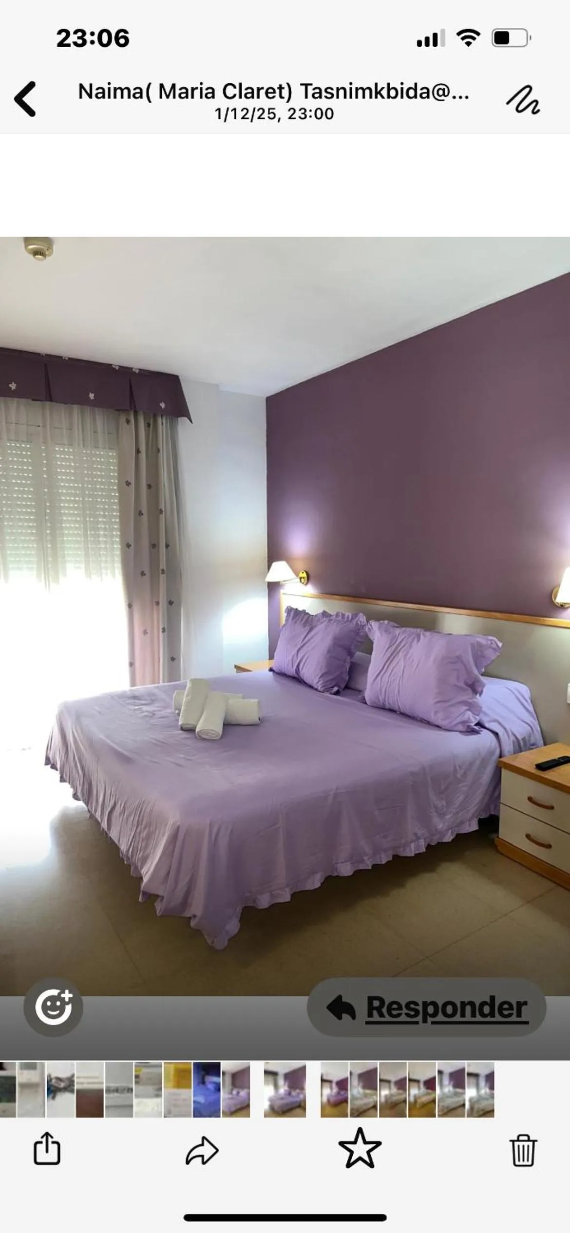 Bed in Hotel Cosmos Tarragona