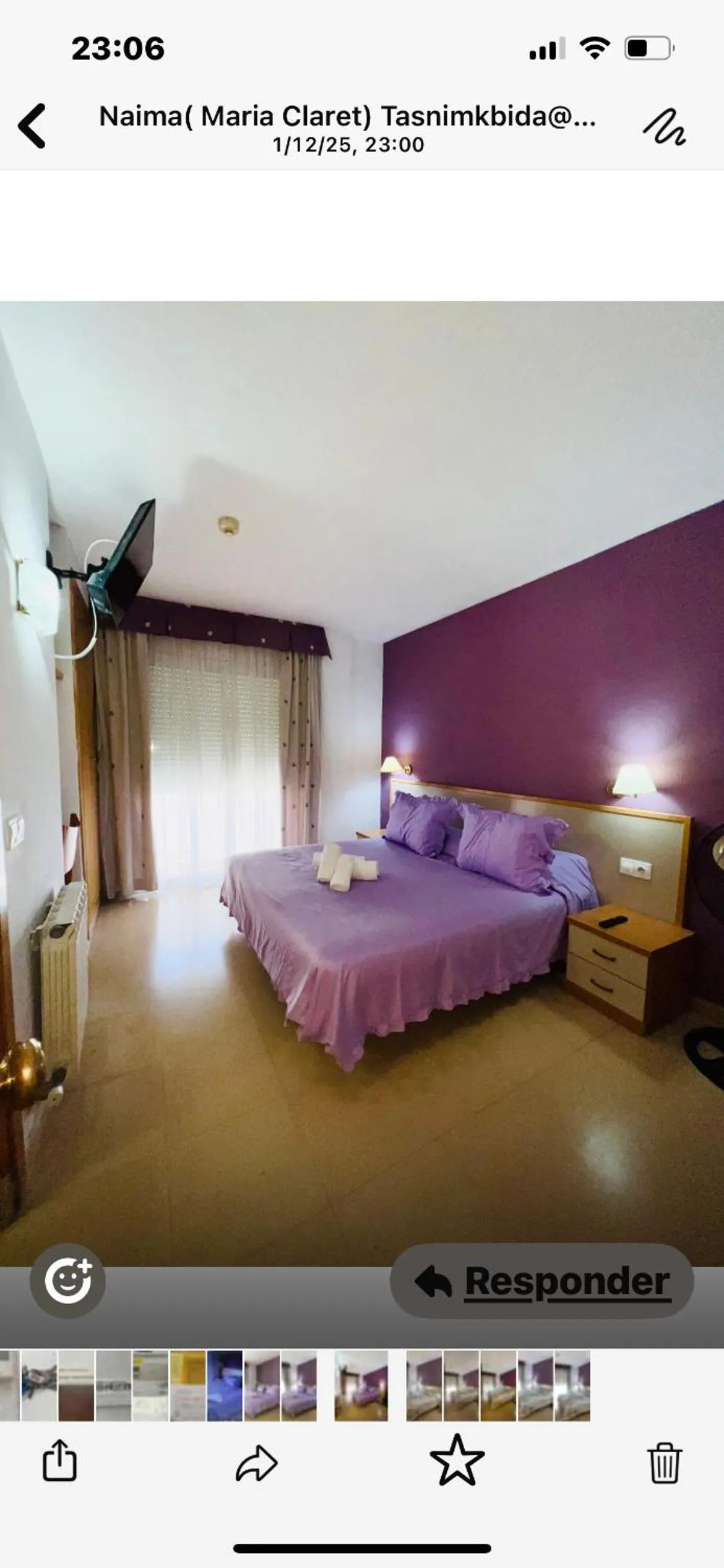 Bed in Hotel Cosmos Tarragona