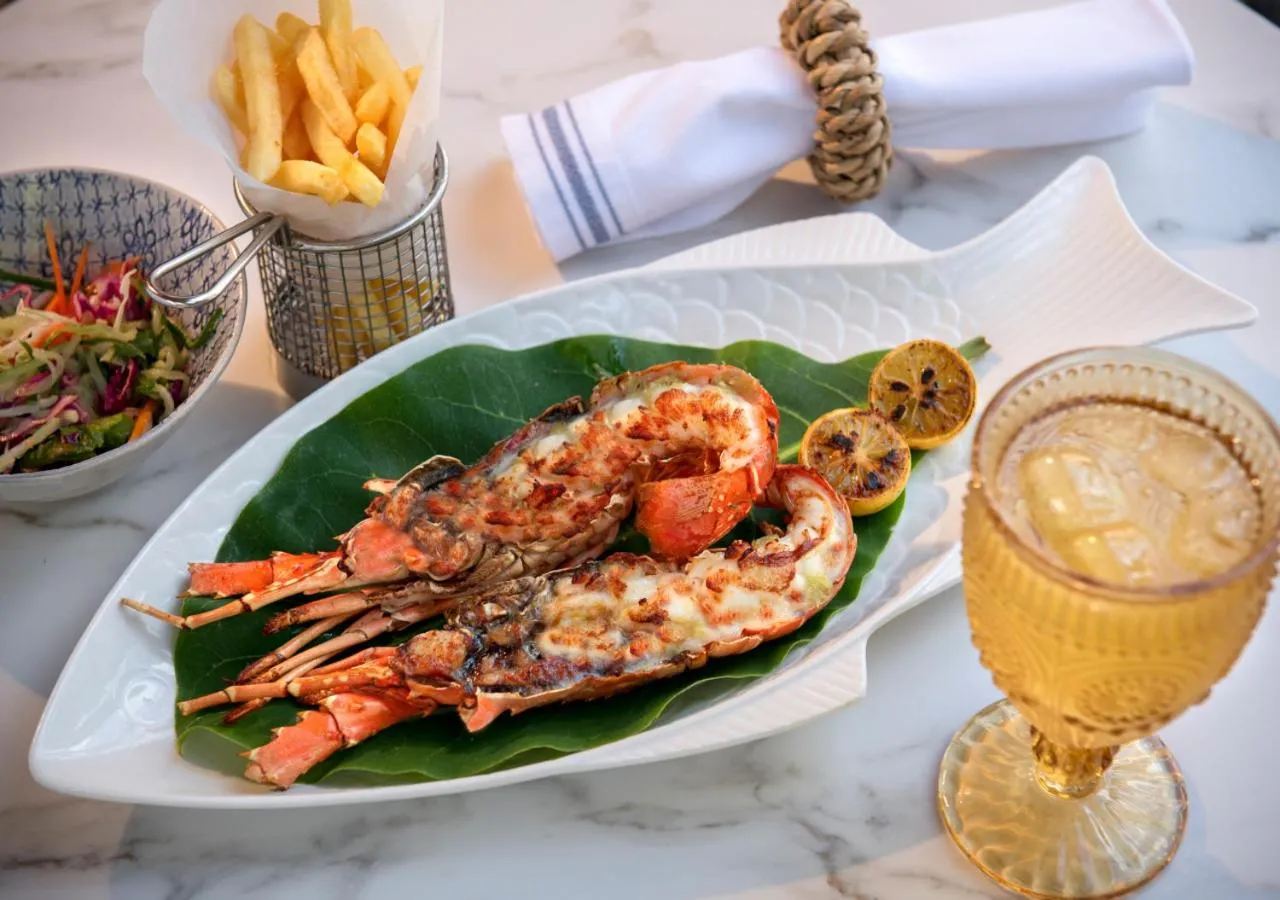 Food close-up in La Maison d'Eté Hotel by NEWMARK