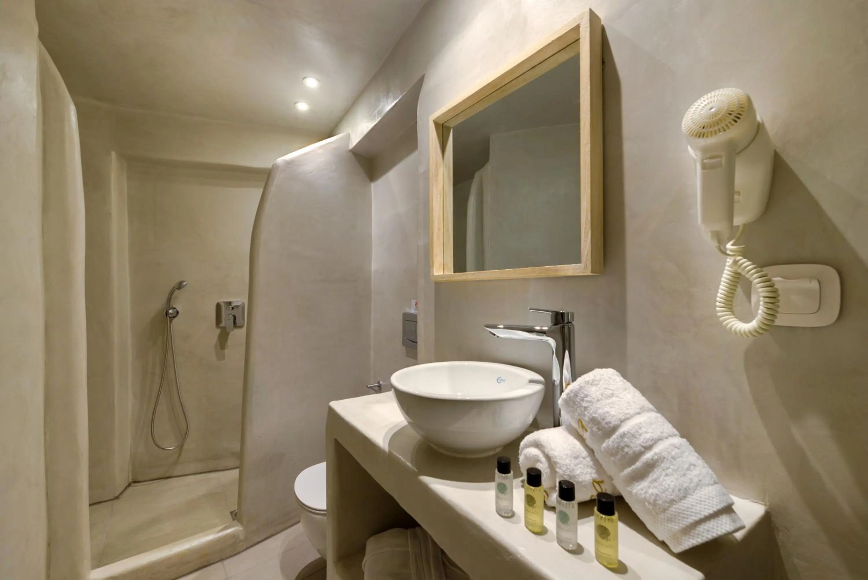 Shower in Iriana Suites