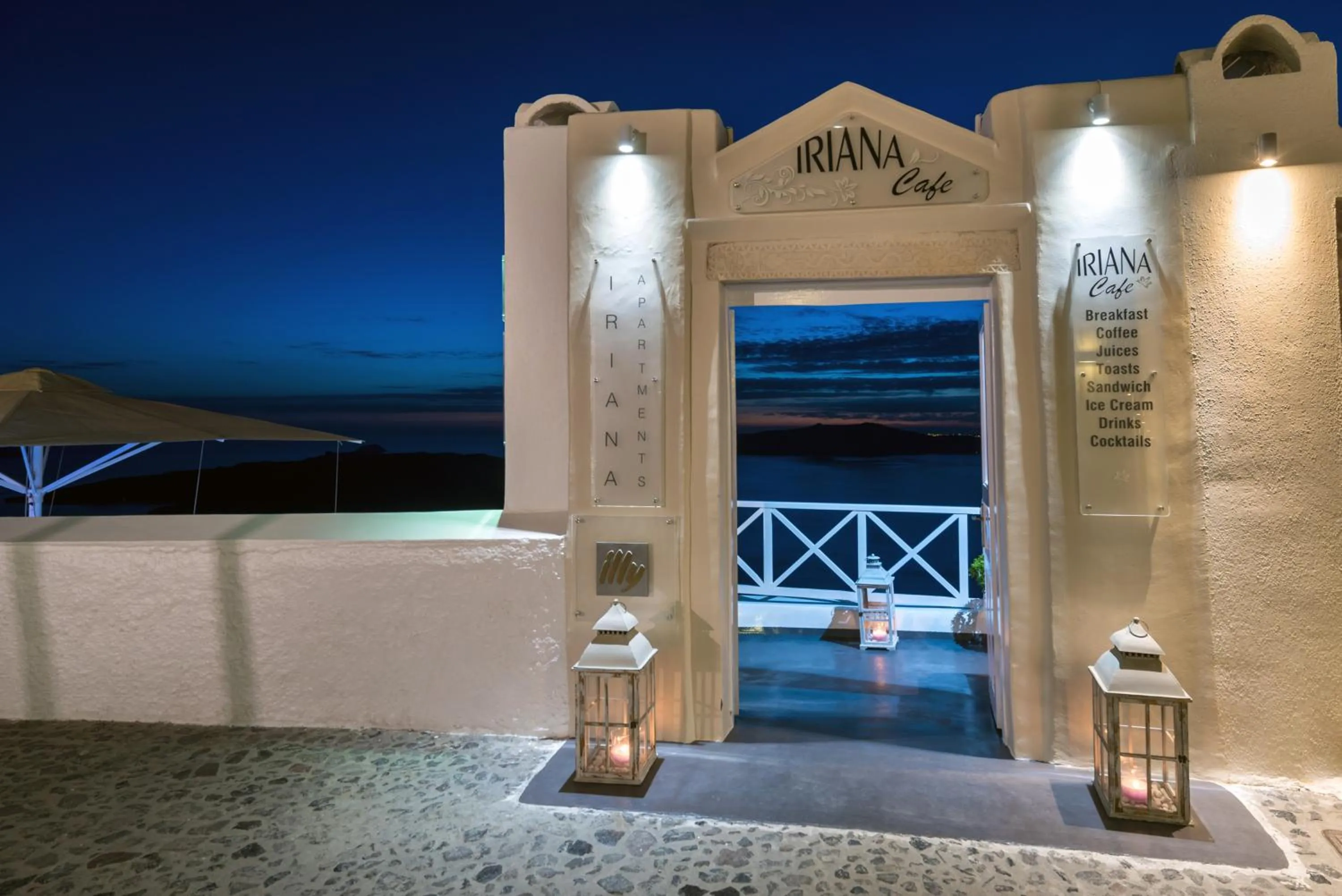 Restaurant/places to eat in Iriana Suites