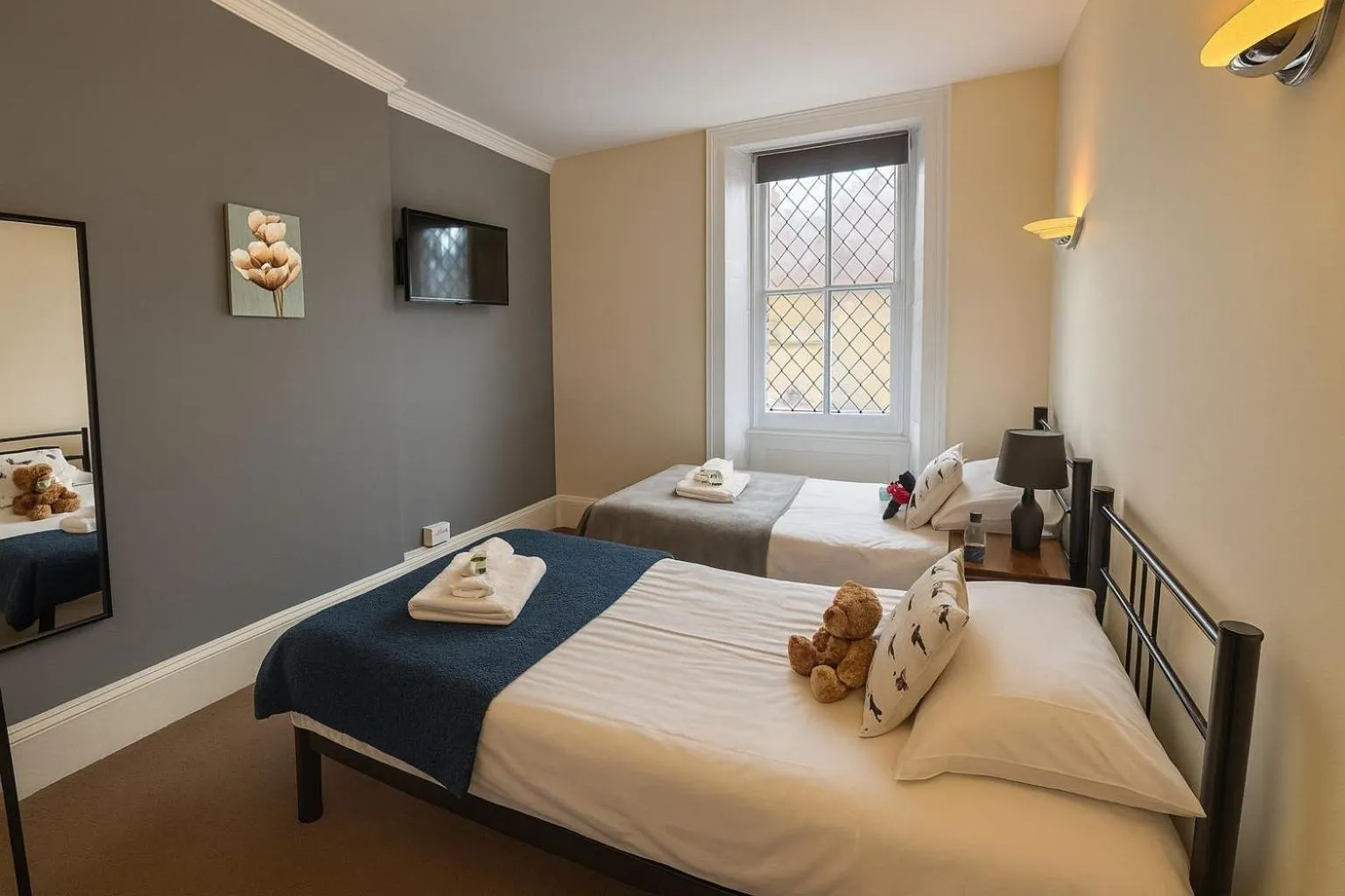 Bed in The Dolphin Hotel