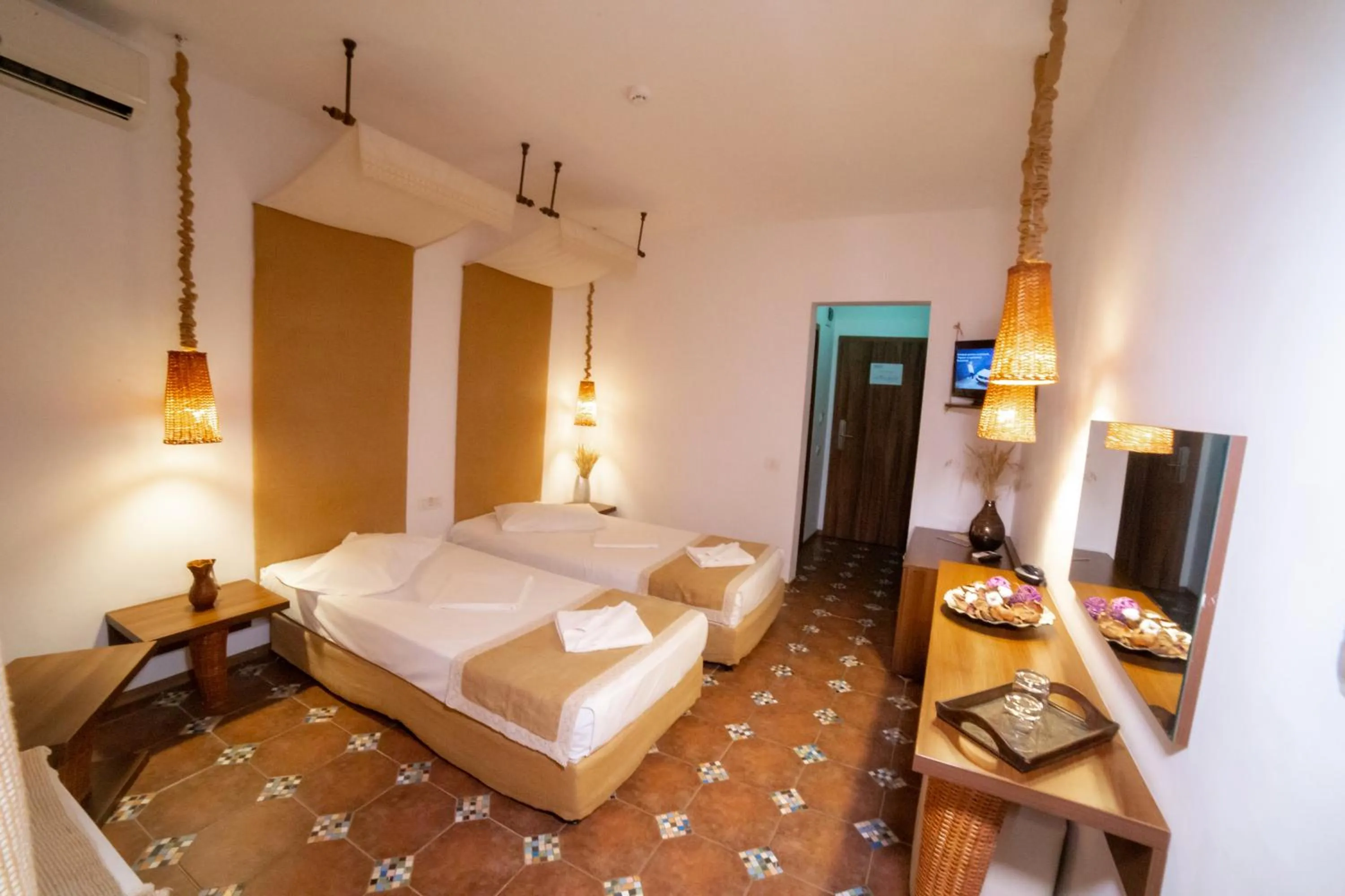 Bed in Hotel 2D Resort and Spa