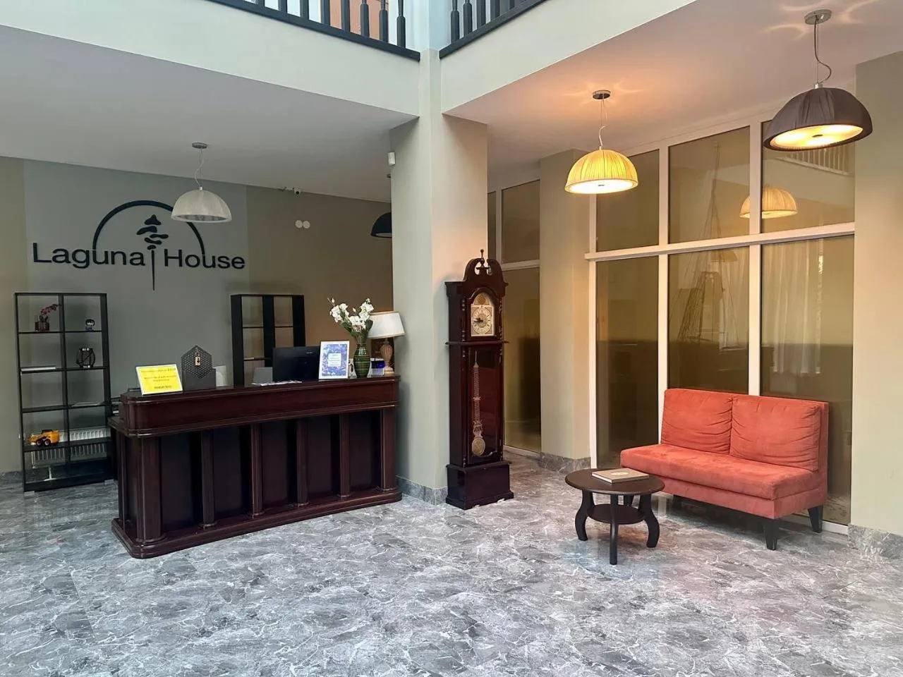 Seating area in Laguna House