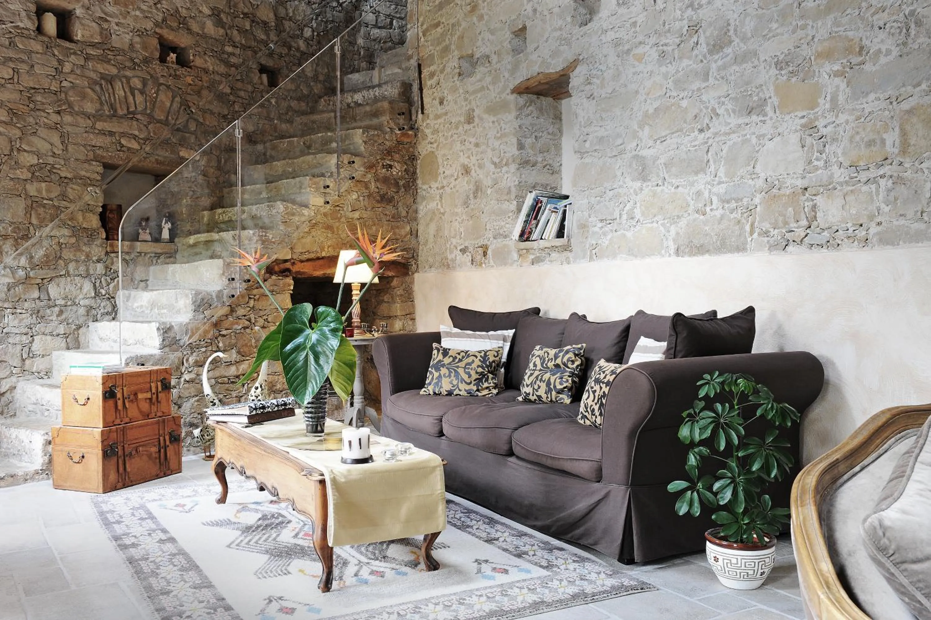 Lobby or reception in Antica Locanda Lunetta