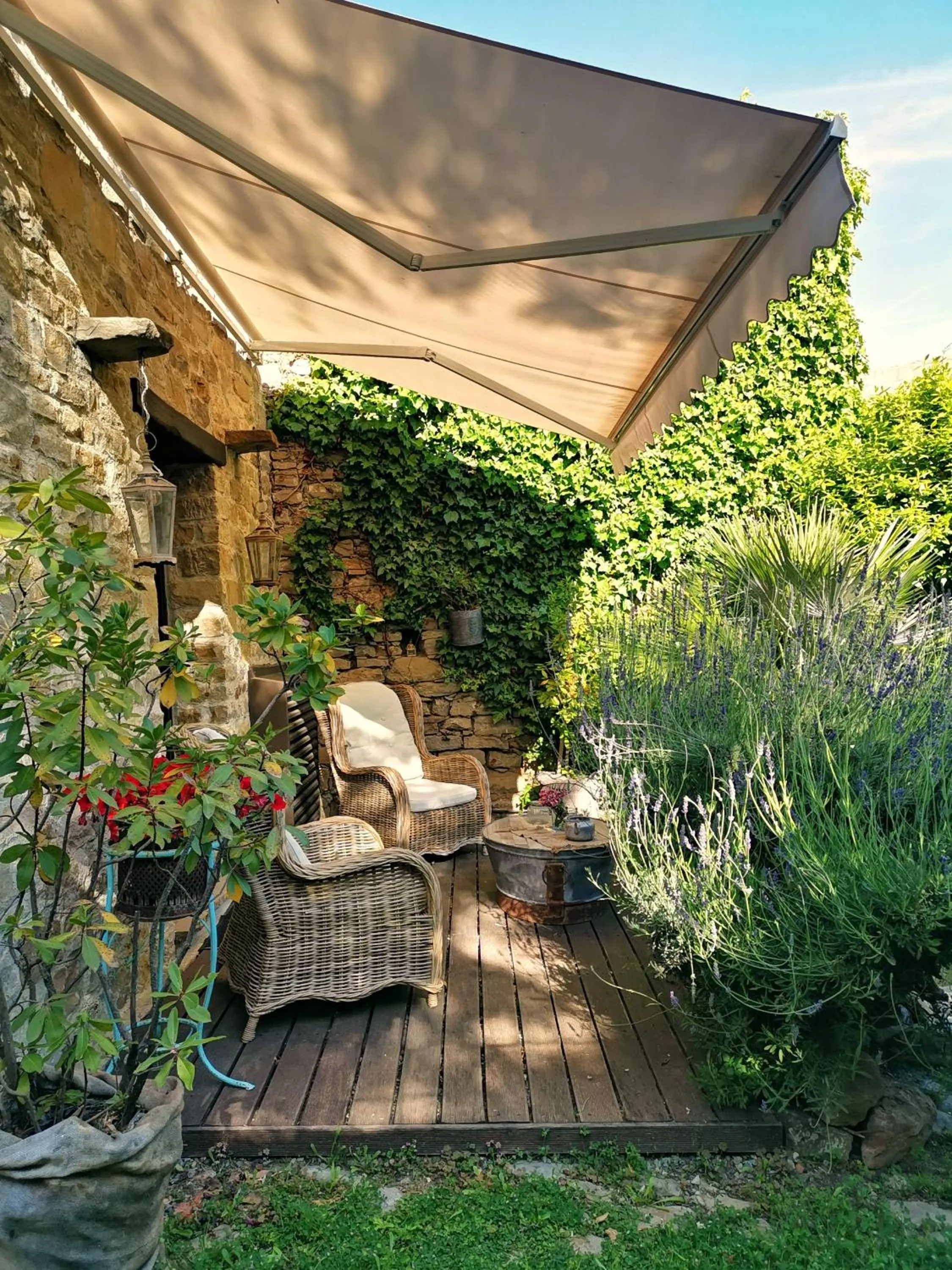 Patio in Antica Locanda Lunetta