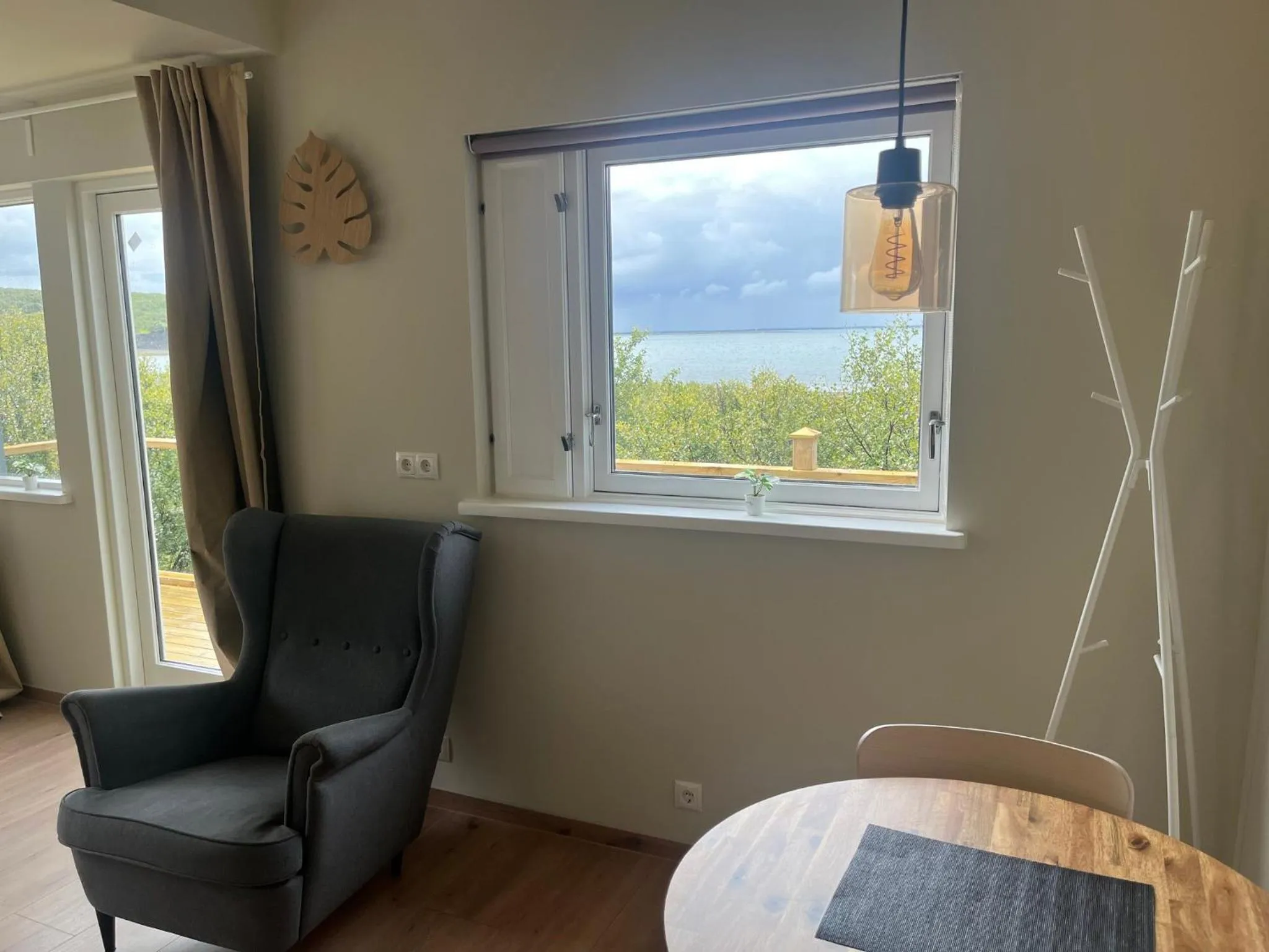 Living room in Hotel Hafnarfjall