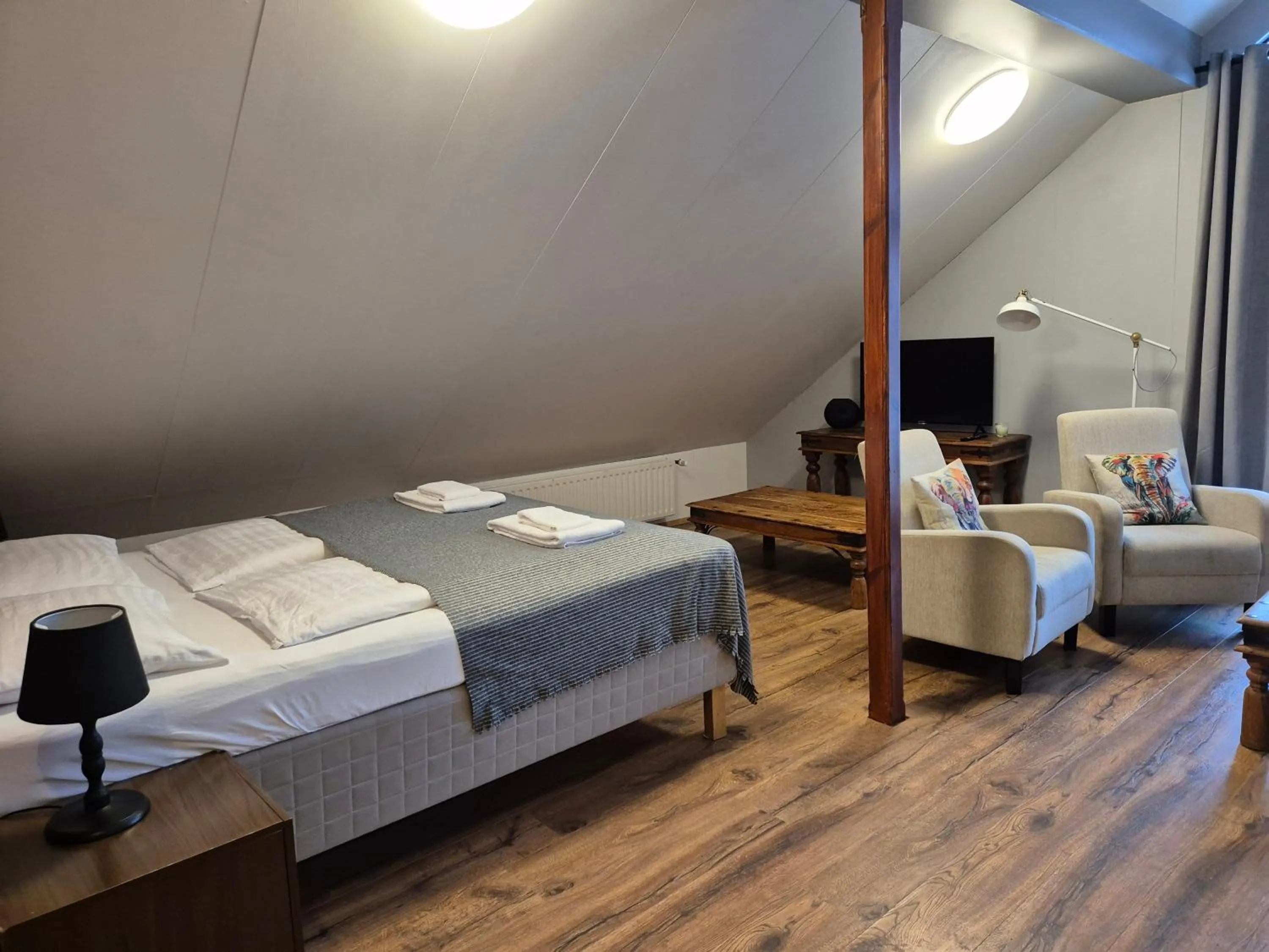 Bedroom, Bed in Hotel Hafnarfjall