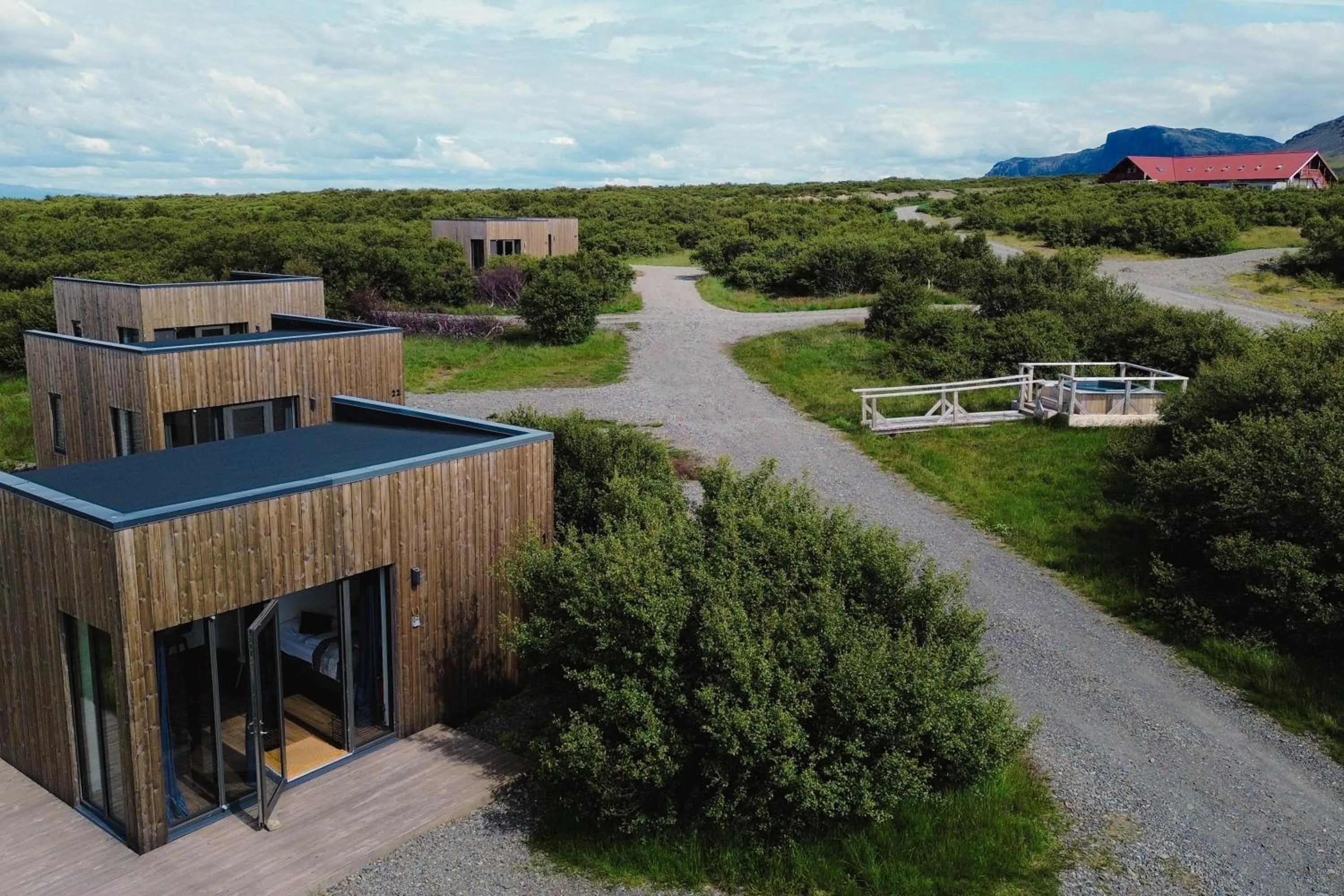 Facade/entrance in Hotel Hafnarfjall