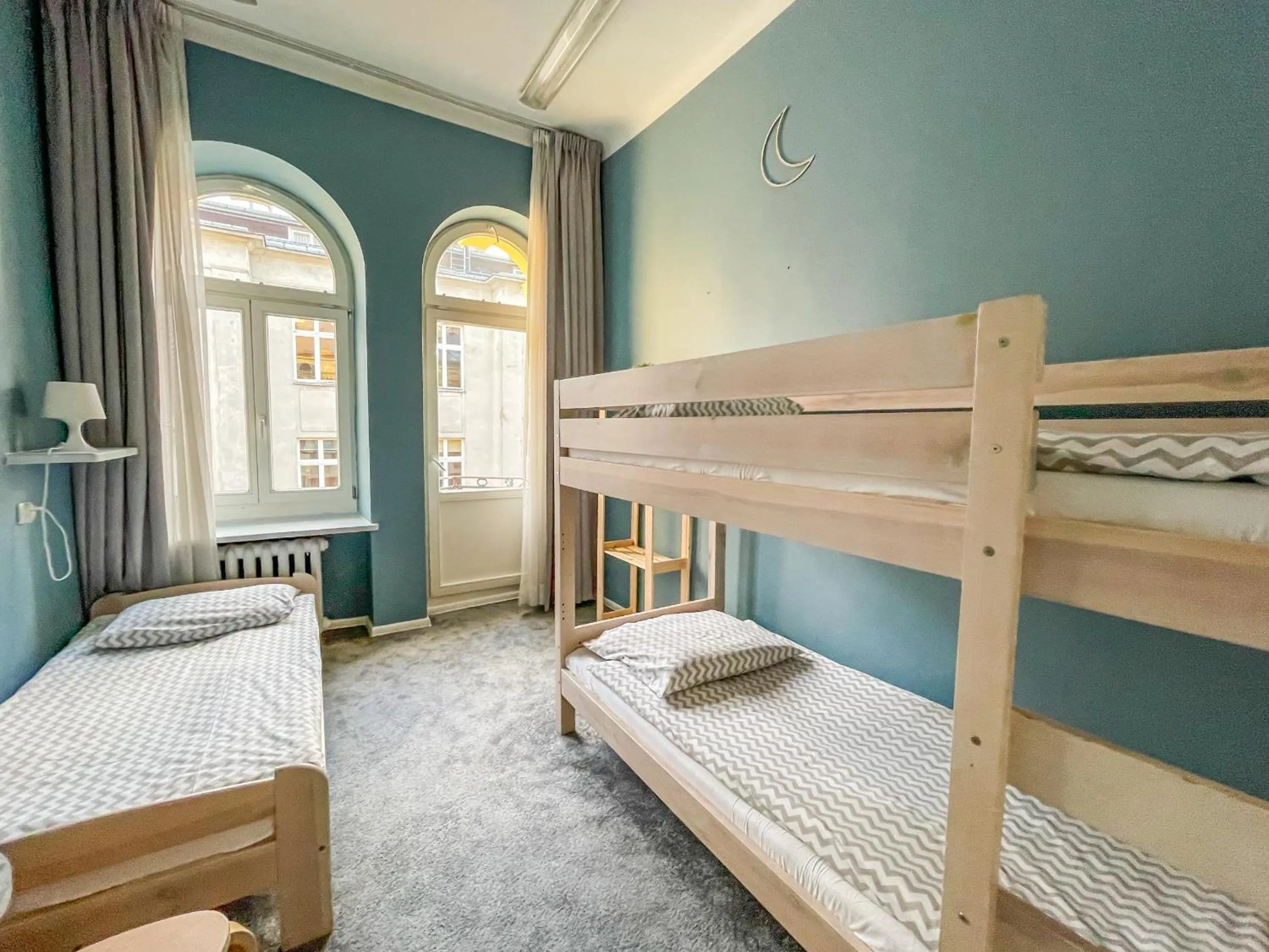 bunk bed, Bed in Moon Hostel Warszawa