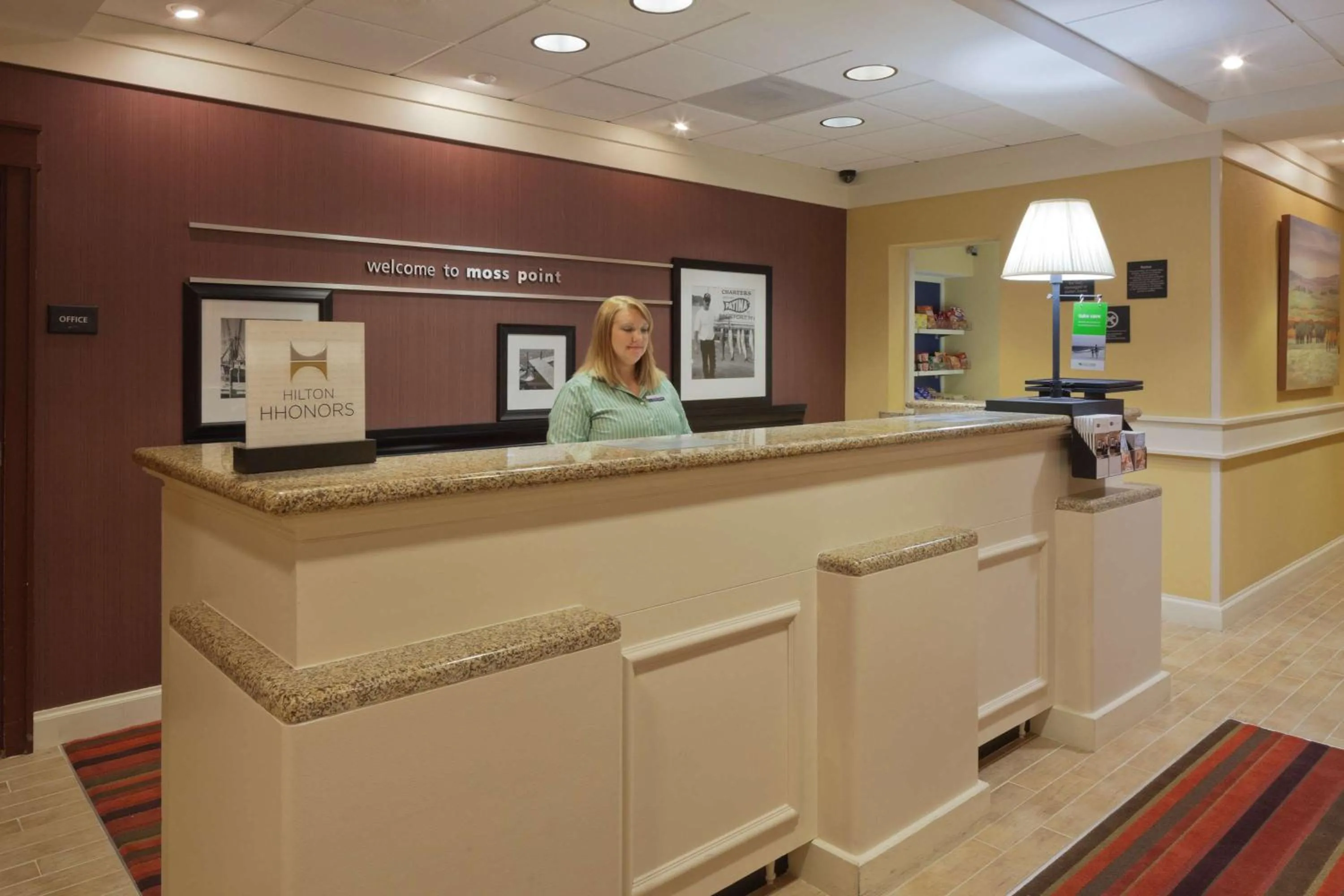 Lobby or reception in Hampton Inn Moss Point