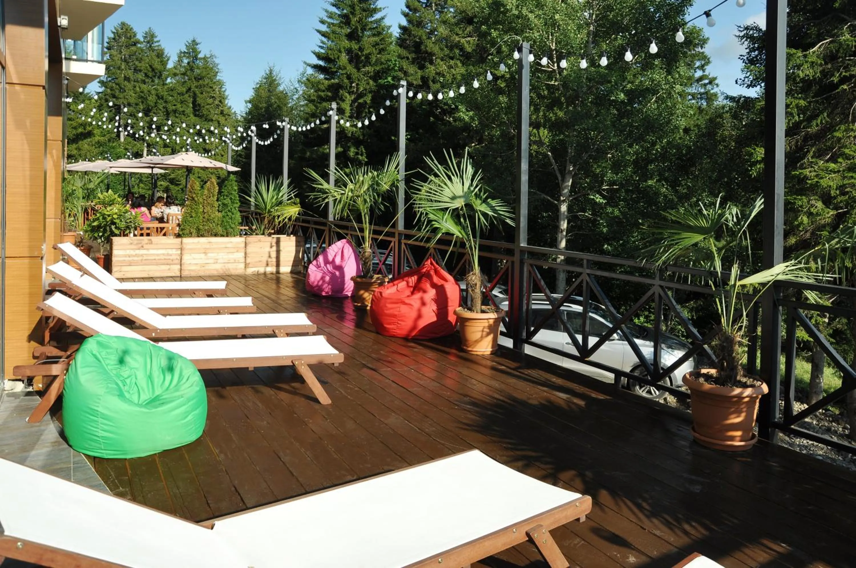 Balcony/Terrace in AuRoom Bakuriani Resort