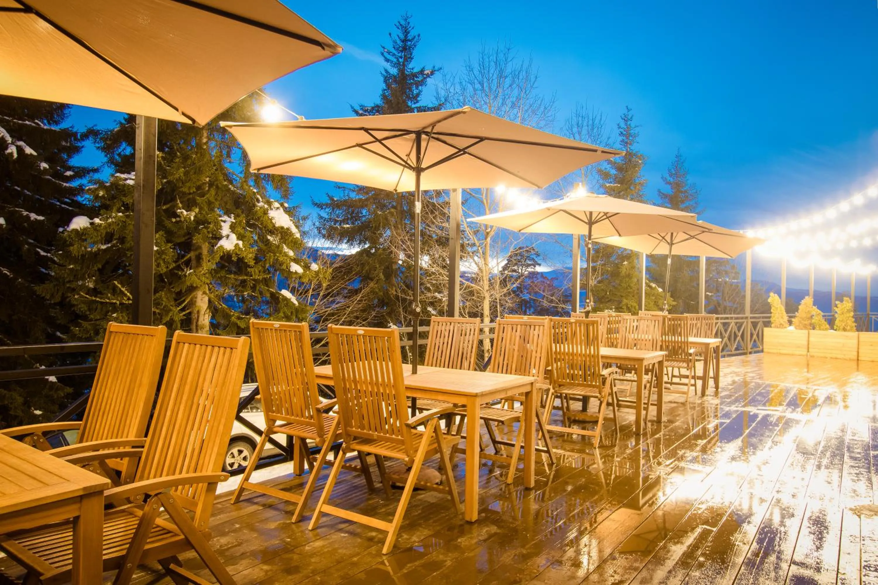 Patio in AuRoom Bakuriani Resort