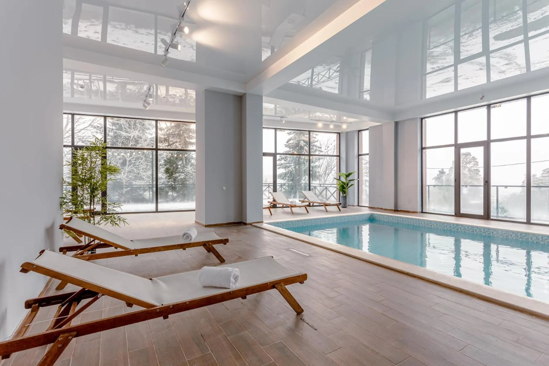 Swimming pool in AuRoom Bakuriani Resort