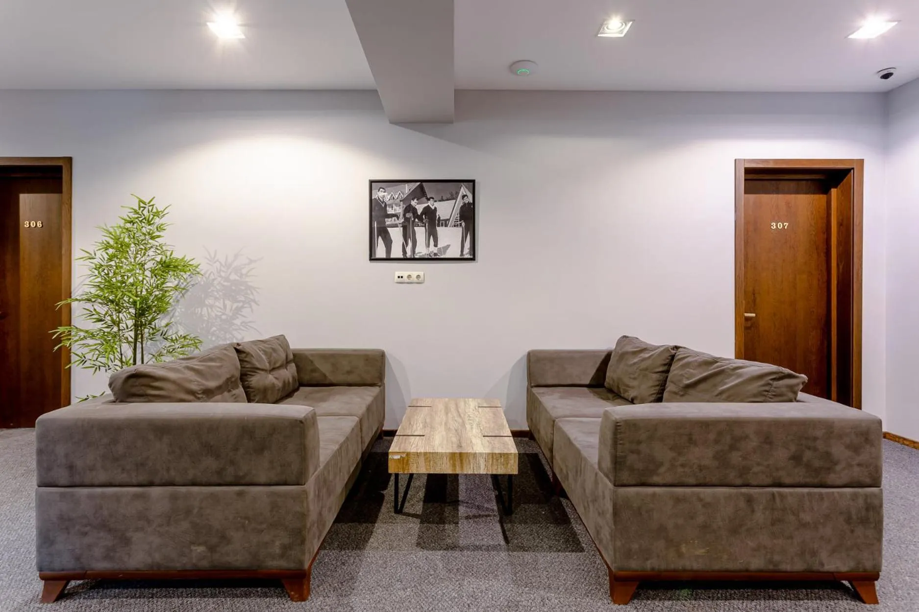 Seating area in AuRoom Bakuriani Resort