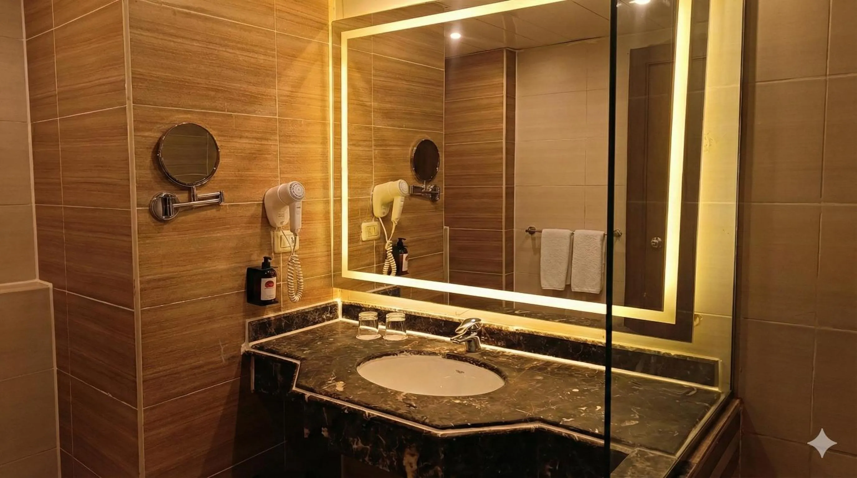 Shower in Regency Plaza Aqua Park and Spa Resort