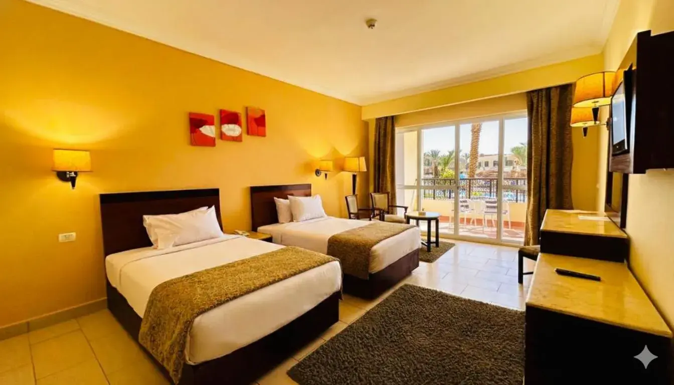 Deluxe Double Room with Pool View - single occupancy in Regency Plaza Aqua Park and Spa Resort Deluxe Double Room with Pool View - single occupancy in Regency Plaza Aqua Park and Spa Resort