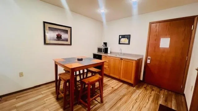 Kitchen or kitchenette in Obertal Inn