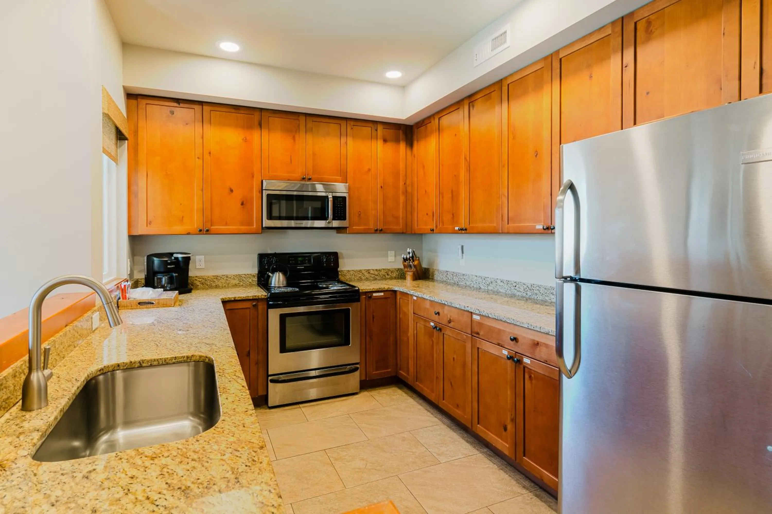 Kitchen or kitchenette in Obertal Inn