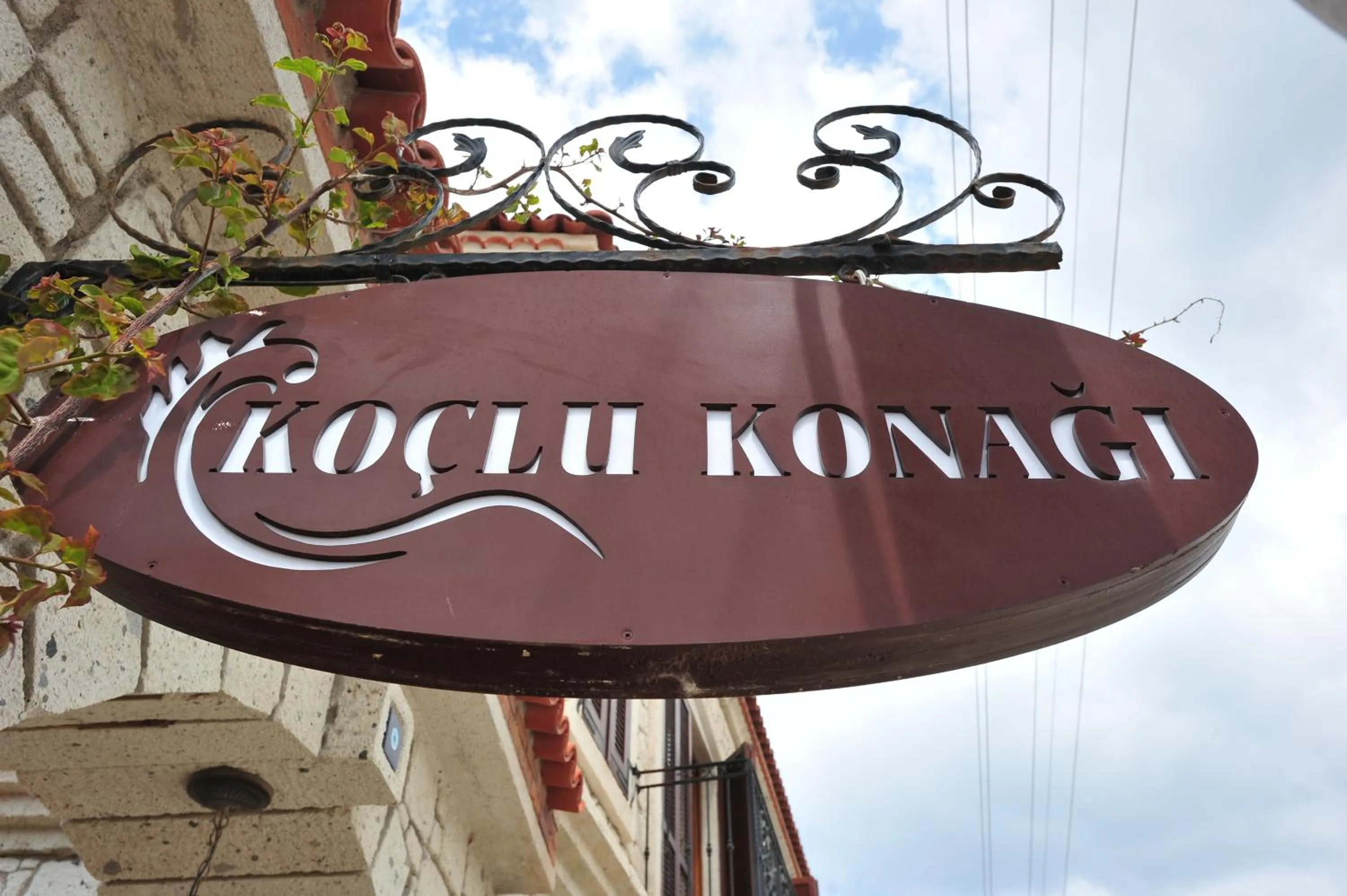 Decorative detail in Alacati Koclu Konagi Hotel