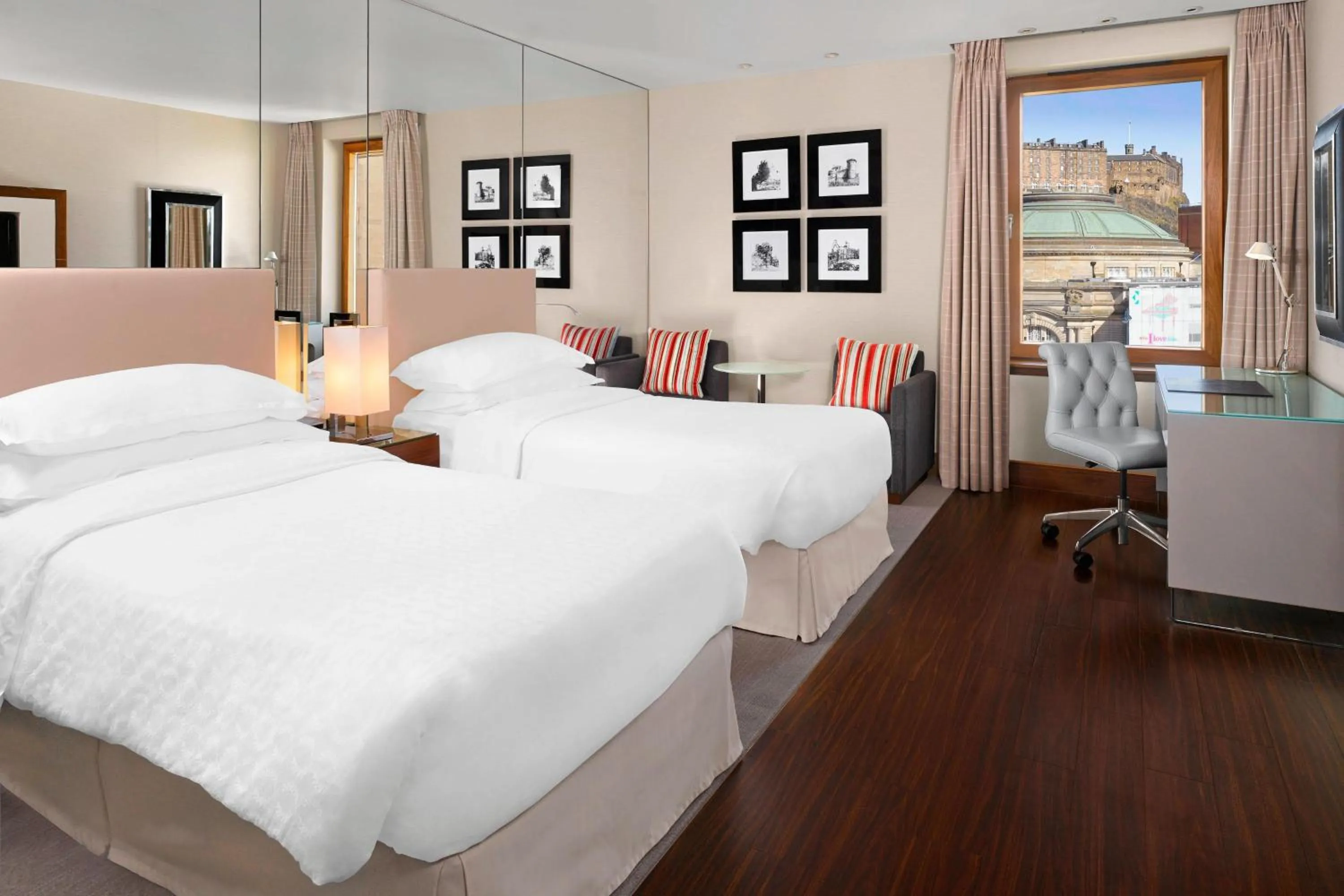 Castle View, Deluxe Room, 2 Twin in Sheraton Grand Hotel & Spa