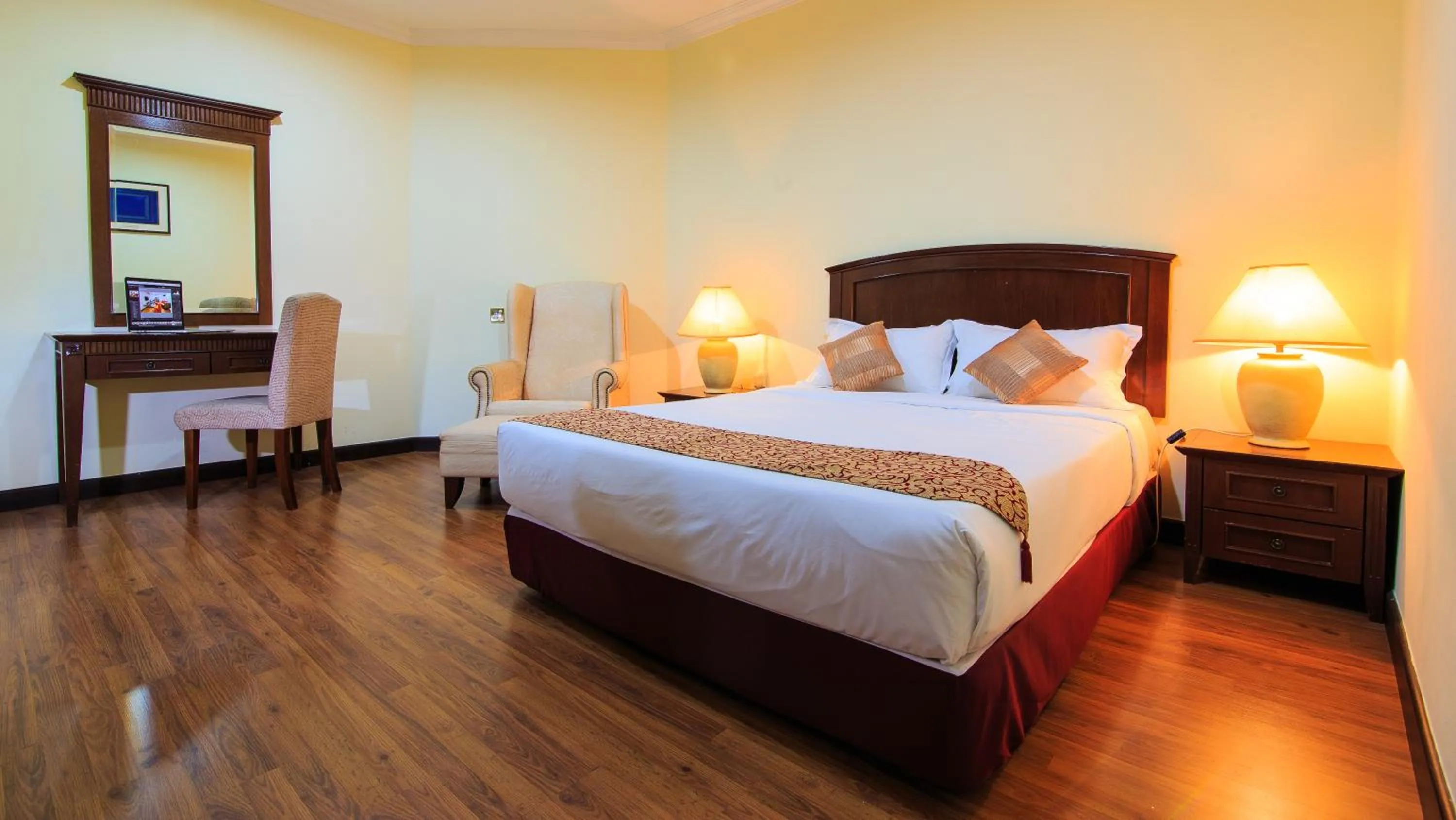 Bed in Beta Service Apartment