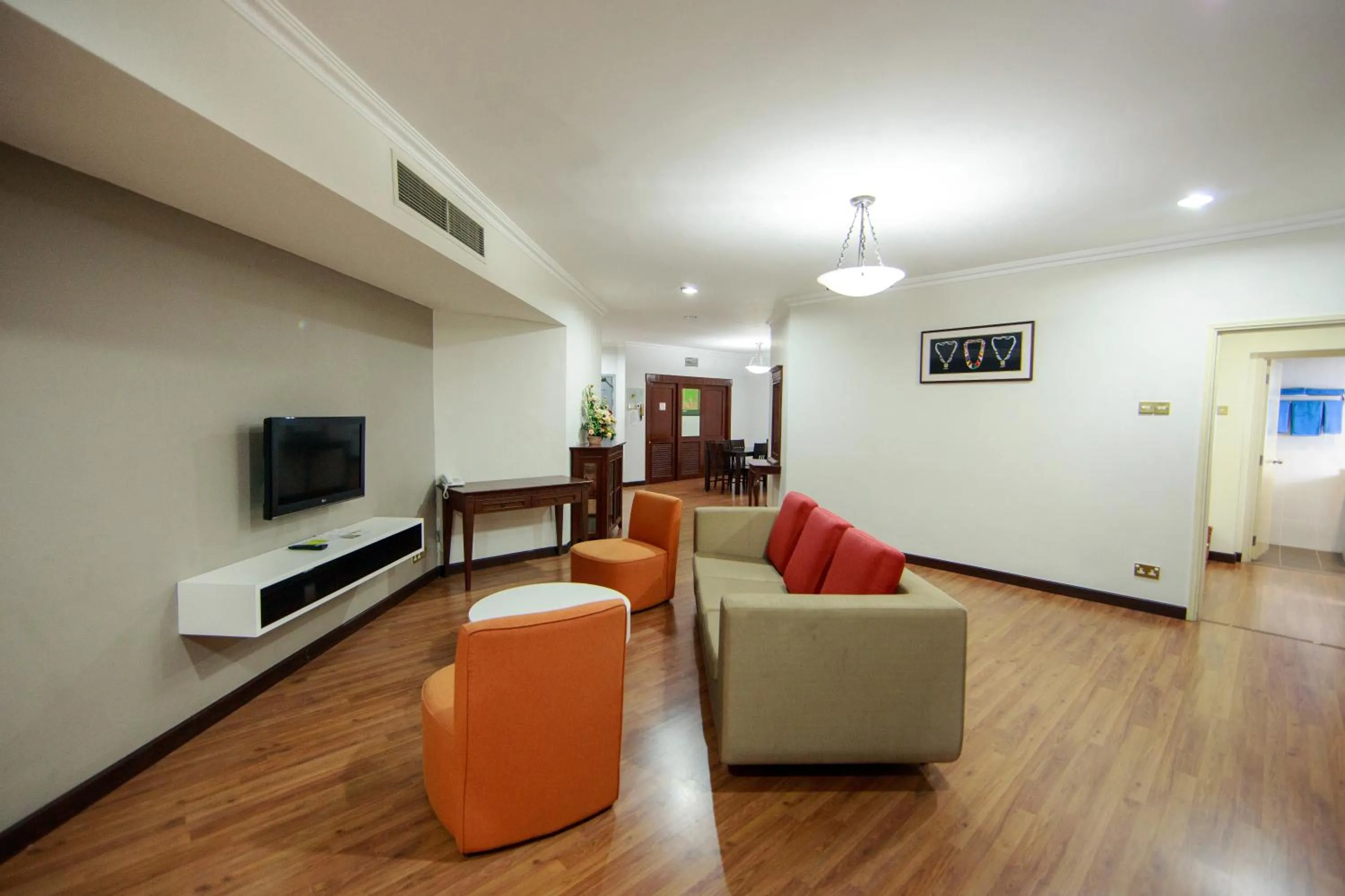 Living room in Beta Service Apartment