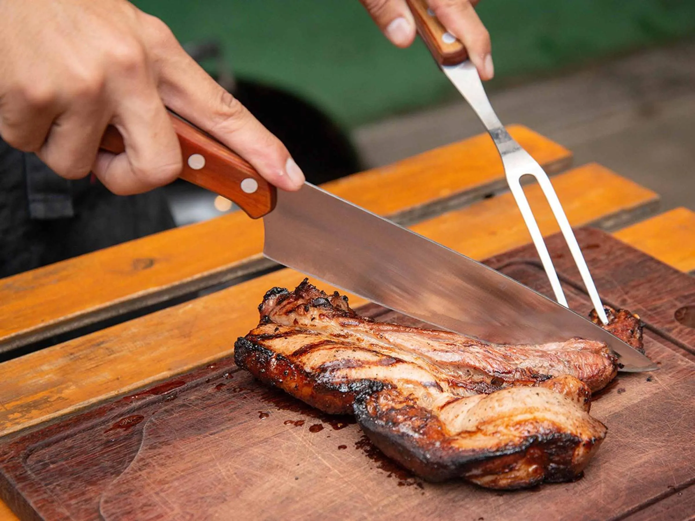 BBQ facilities in Hotel Lodge Maishima