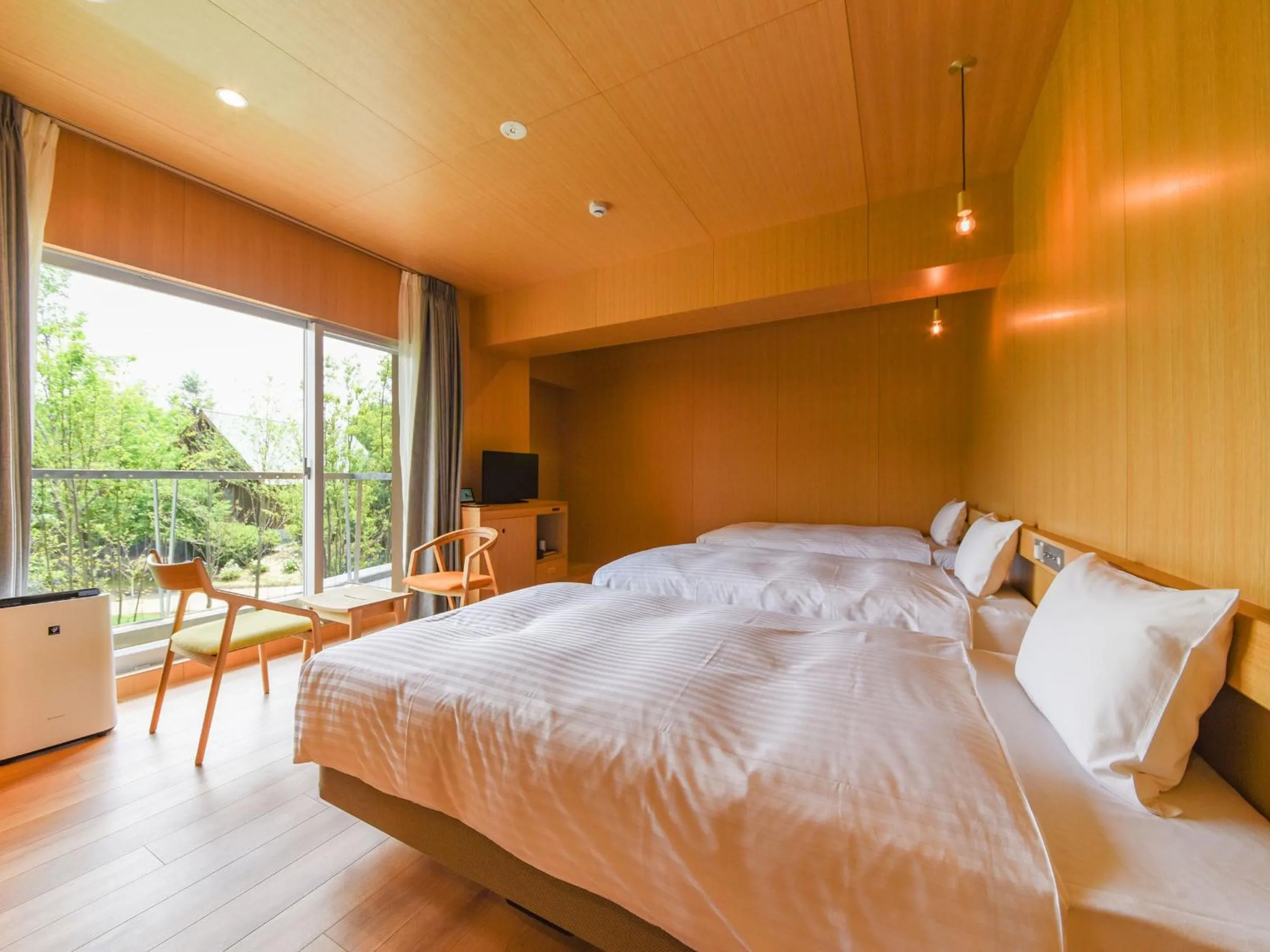 Bed in Hotel Lodge Maishima