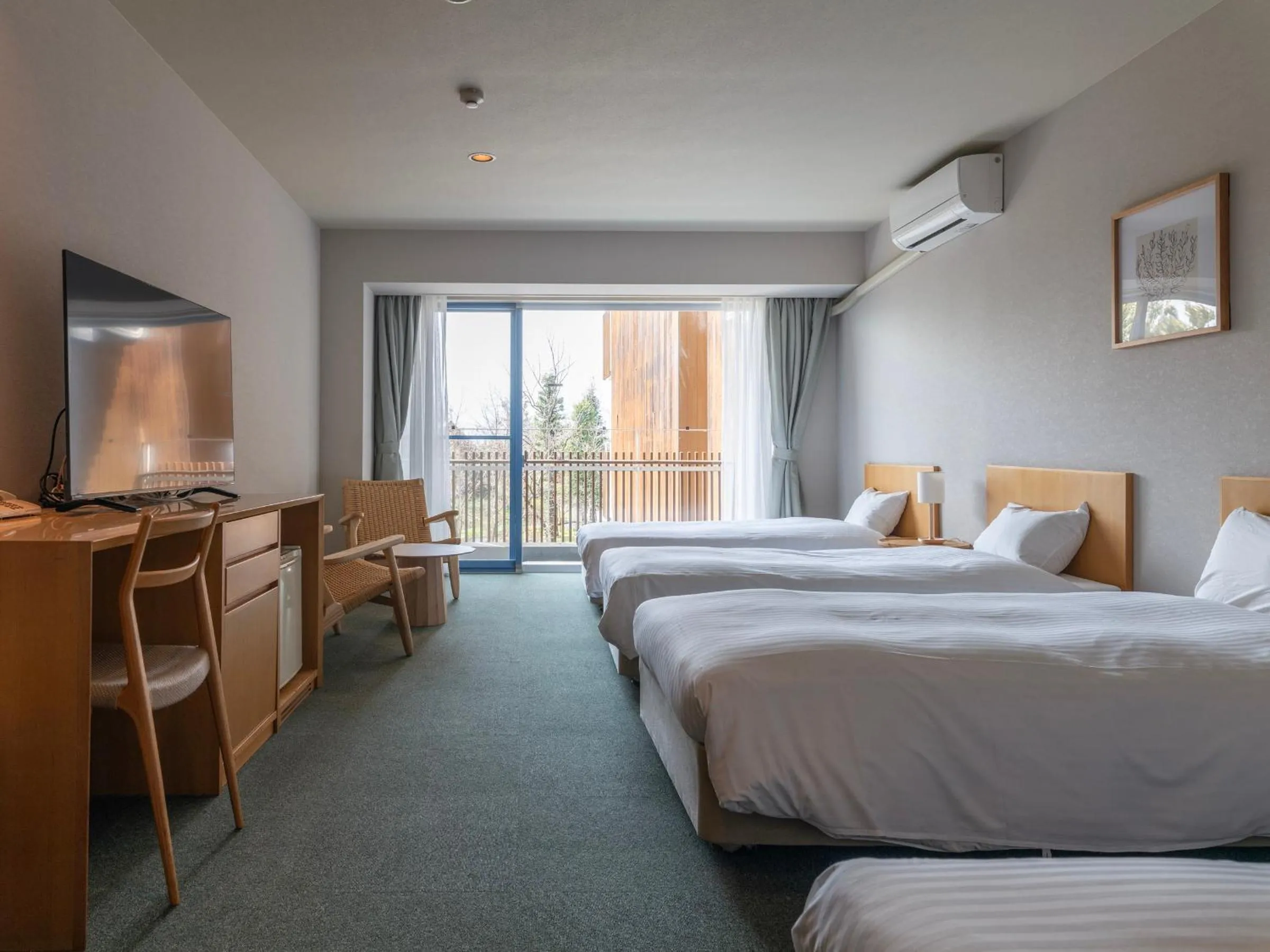 Bed in Hotel Lodge Maishima