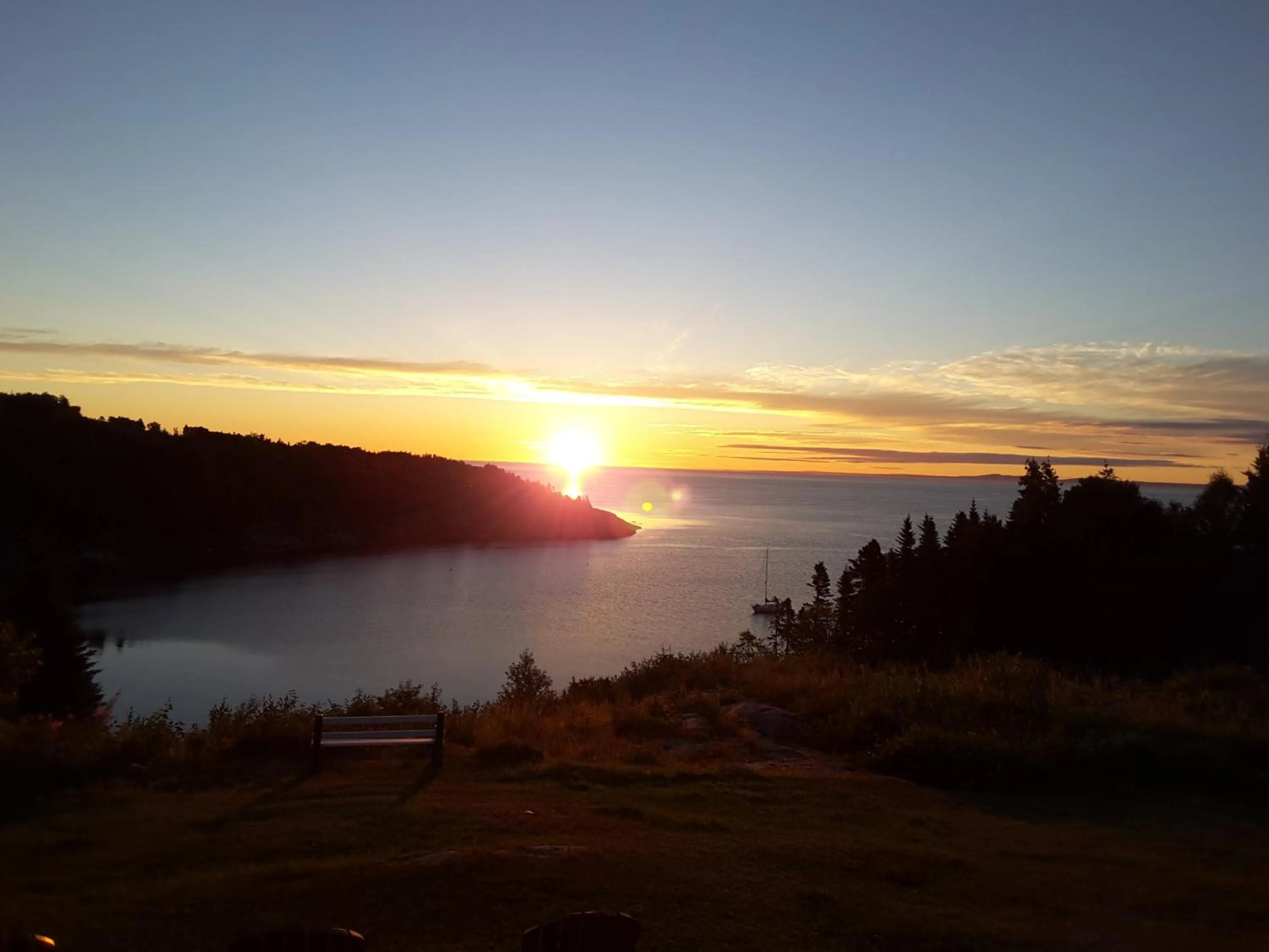 Sunset in Les Chalets au Bord de la Mer